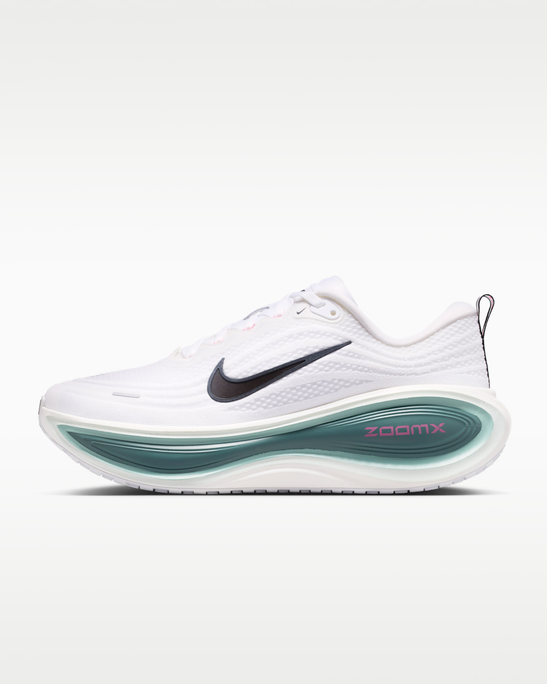 Nike Vomero Plus Men's Road Running Shoes - White/Mineral Slate/Hyper Pink/Black