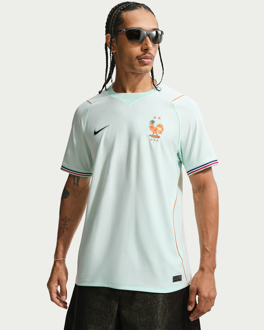France National Team 2026 Stadium Away Men's Nike Dri-FIT Football Shirt - Igloo/Monarch/Monarch