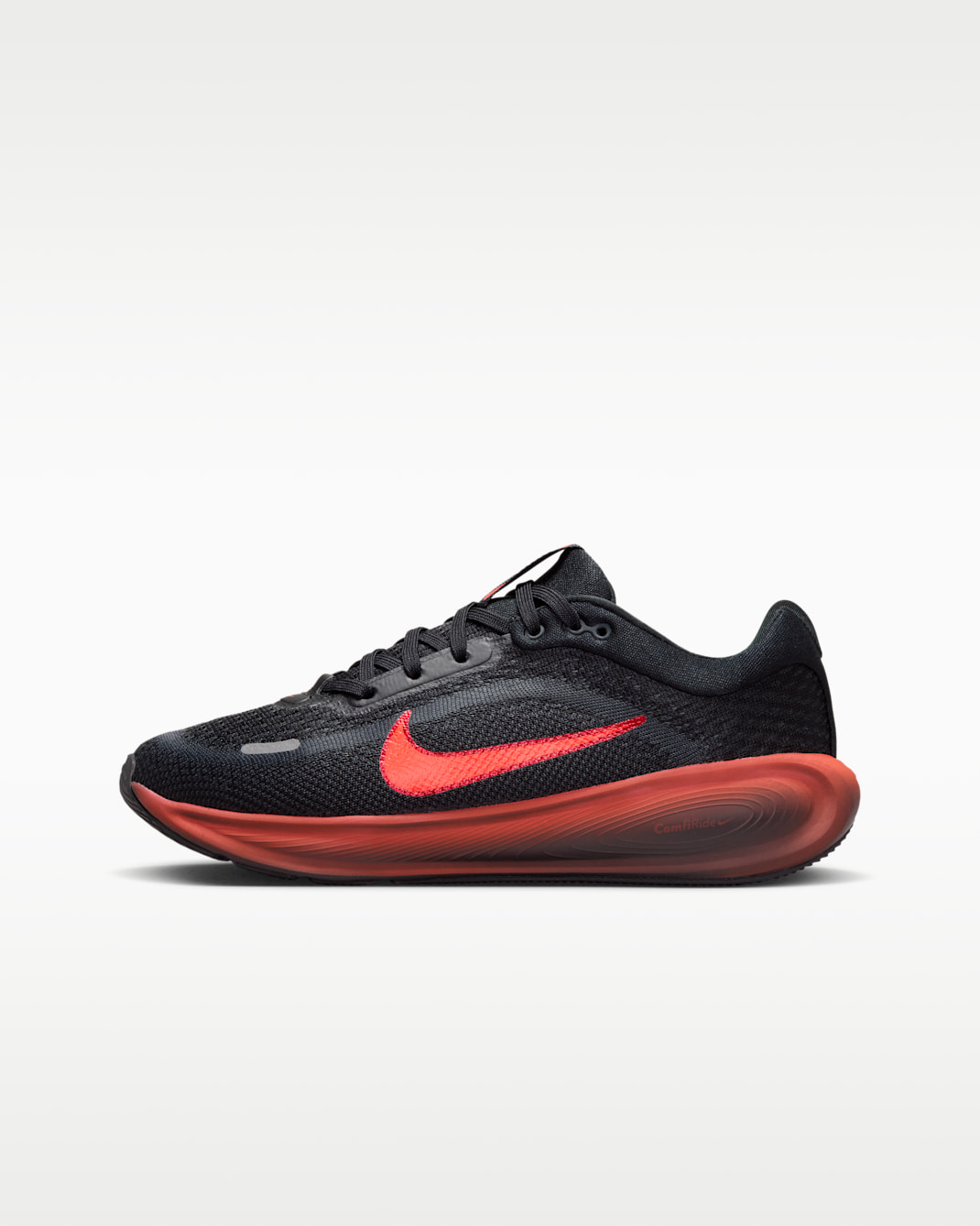 Nike Stellar Ride Older Kids' Running Shoes - Black/Cool Grey/University Red/Red Orbit