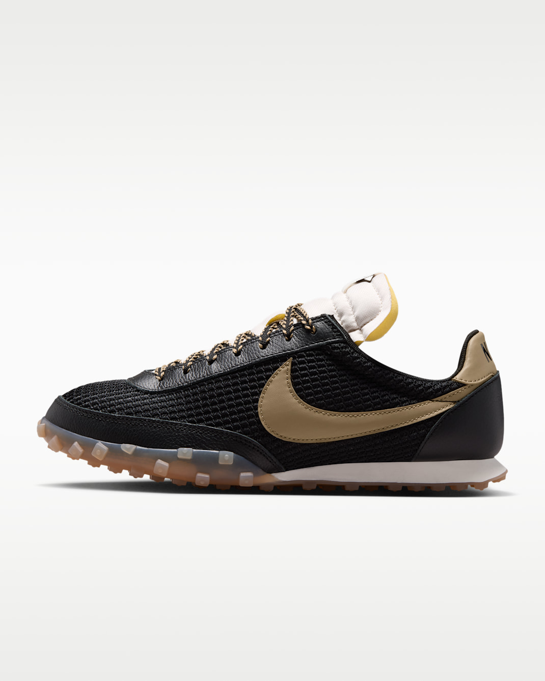 Nike Waffle Racer SE Men's Shoes - Black/Sail/Filbert