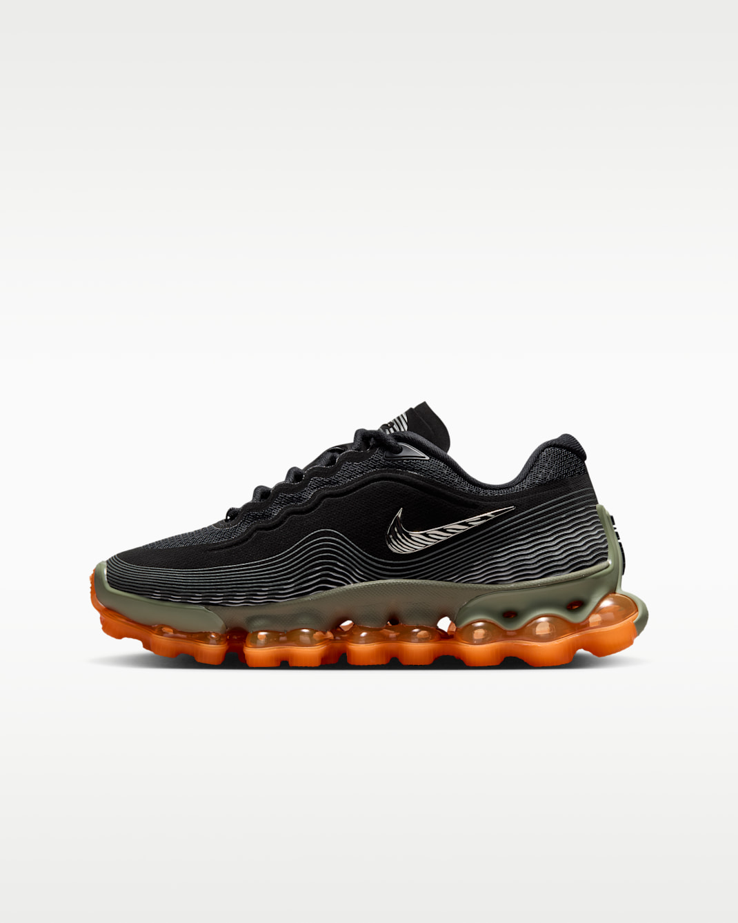 Nike Air Liquid Max Older Kids' Shoes - Black/Light Army/Pure Platinum/Metallic Silver