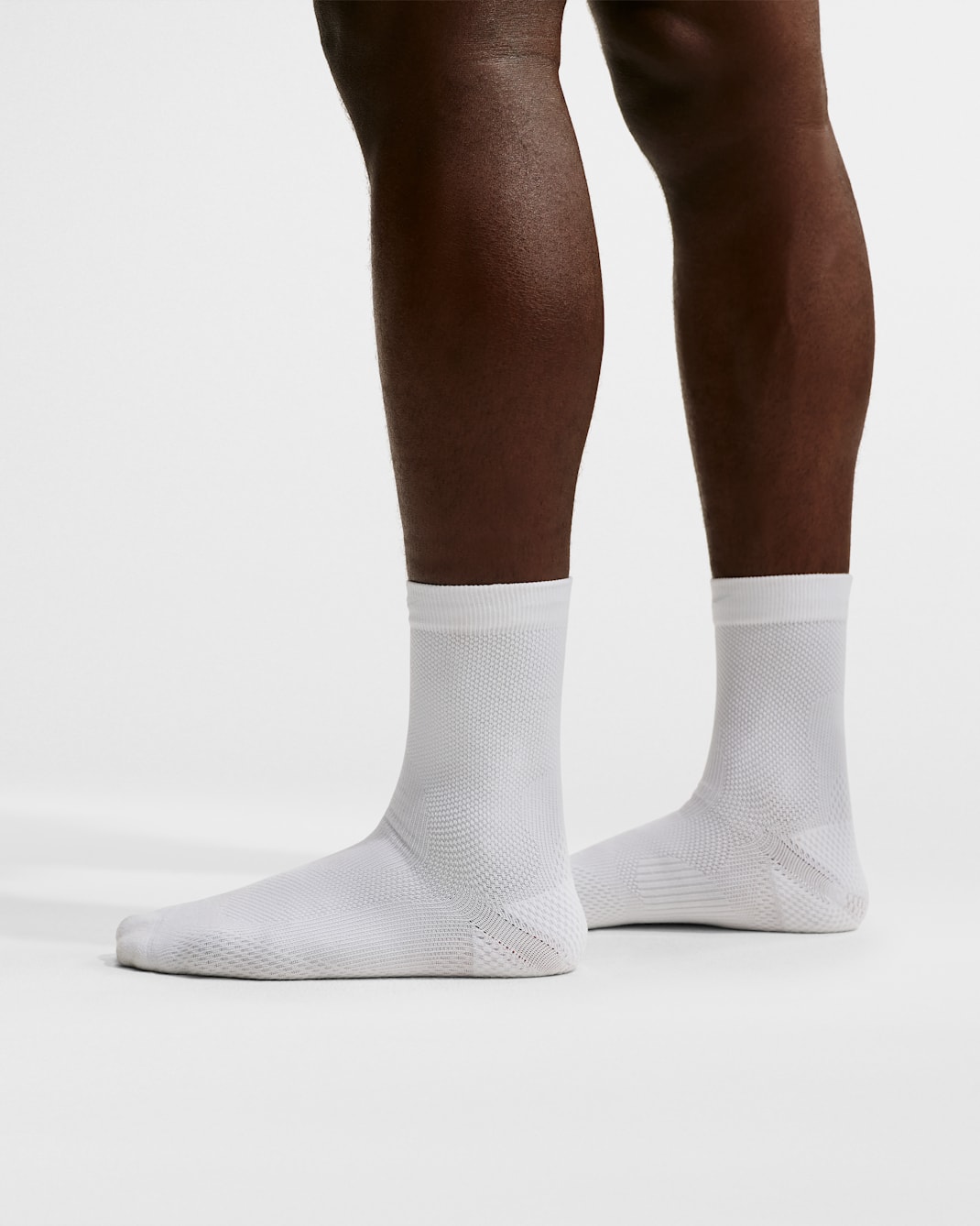 Nike Run Lightweight Running Crew Socks (1 Pair) - White/Black/Pure Platinum