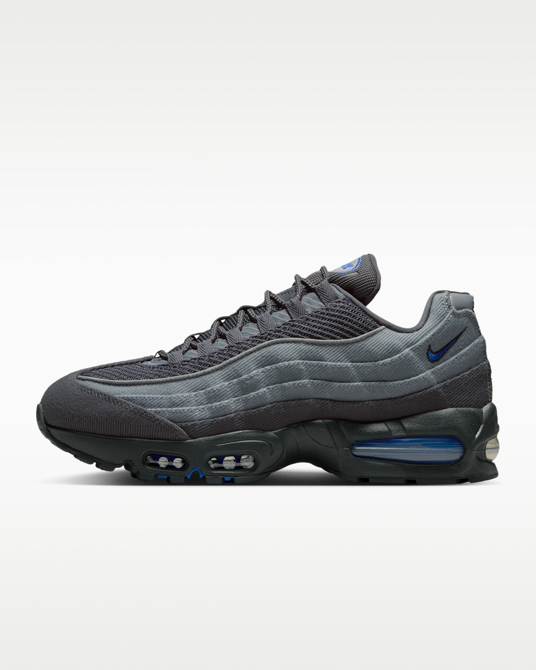 Nike Air Max 95 Big Bubble Men's Shoes - Smoke Grey/Anthracite/Black/Racer Blue