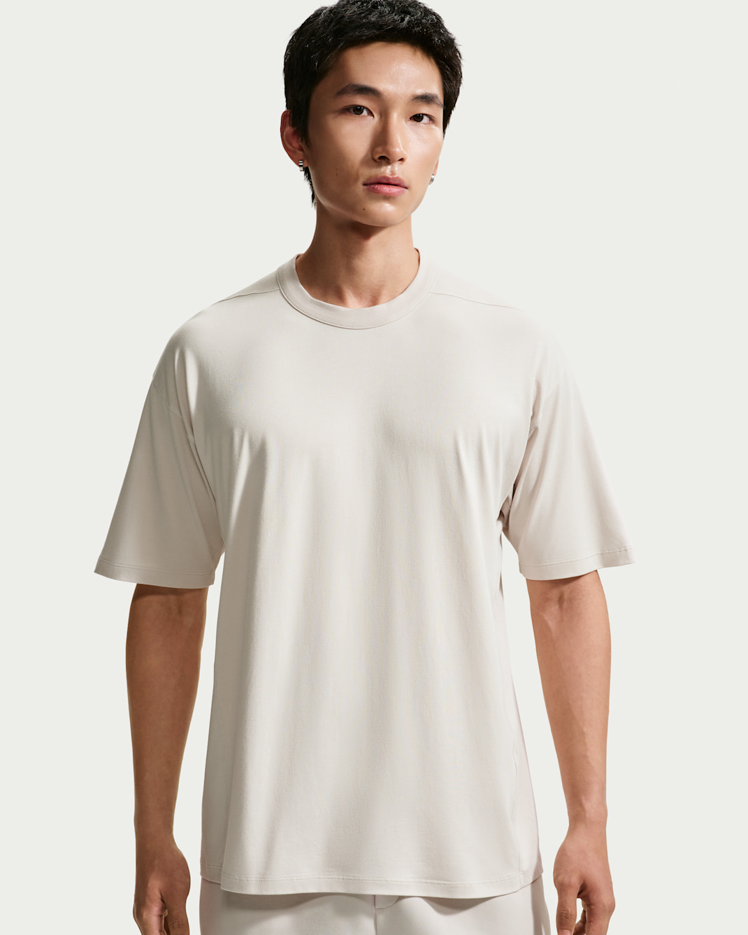 Nike 24.7 ImpossiblySoft Light Men's Dri-FIT Short-Sleeved T-Shirt - Light Orewood Brown/Sail/Light Iron Ore