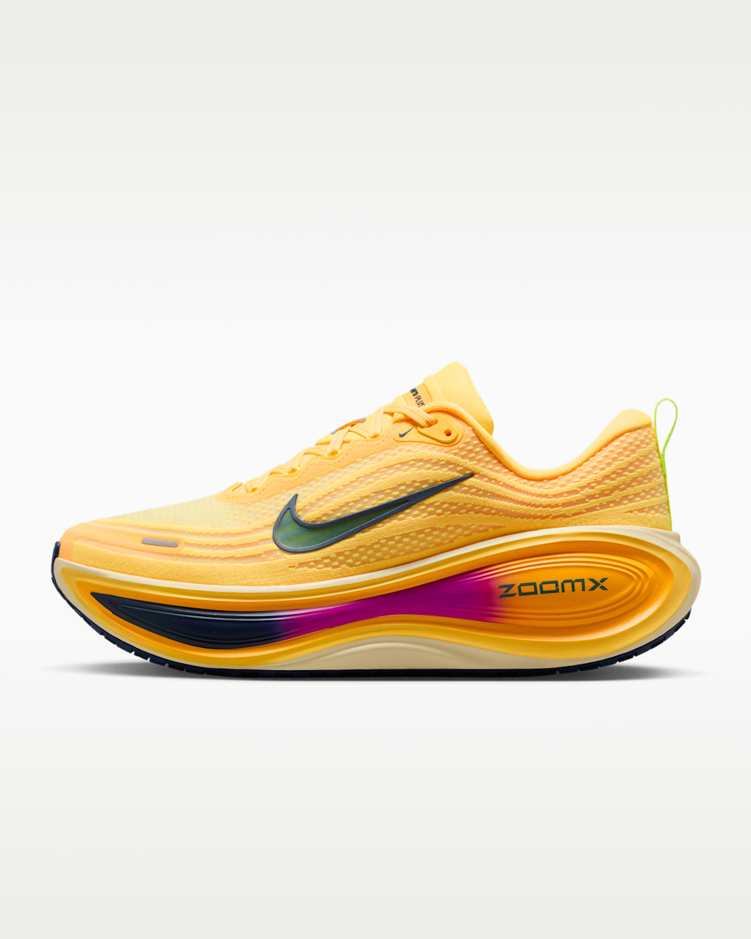 Nike Vomero Plus Men's Road Running Shoes - Citron Pulse/Alabaster/Laser Orange/Blue Void