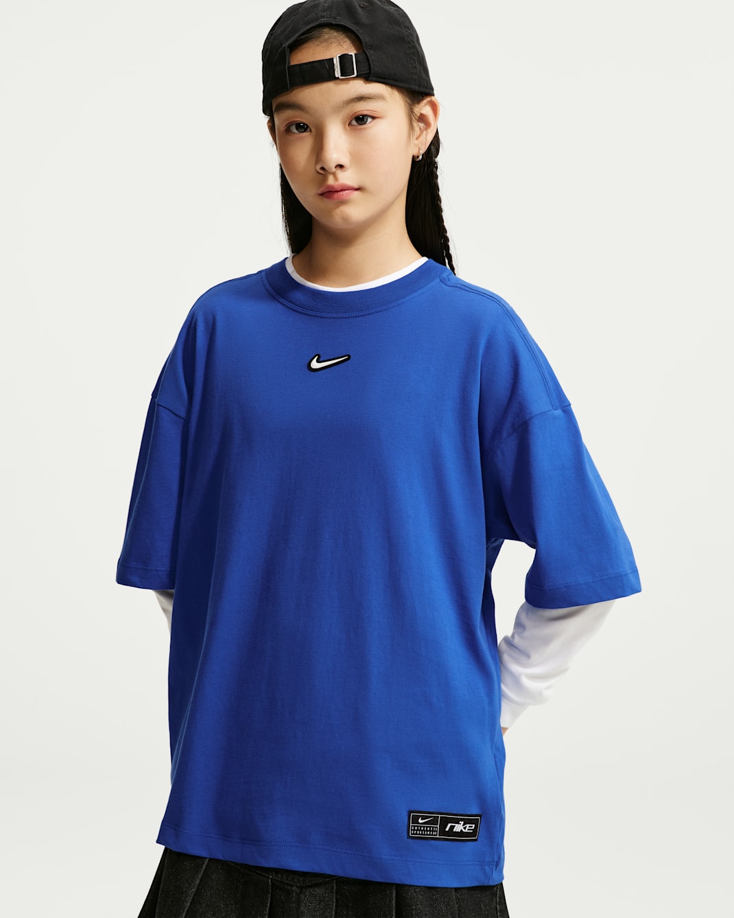 Nike Sportswear Older Kids' Oversized T-Shirt - Game Royal