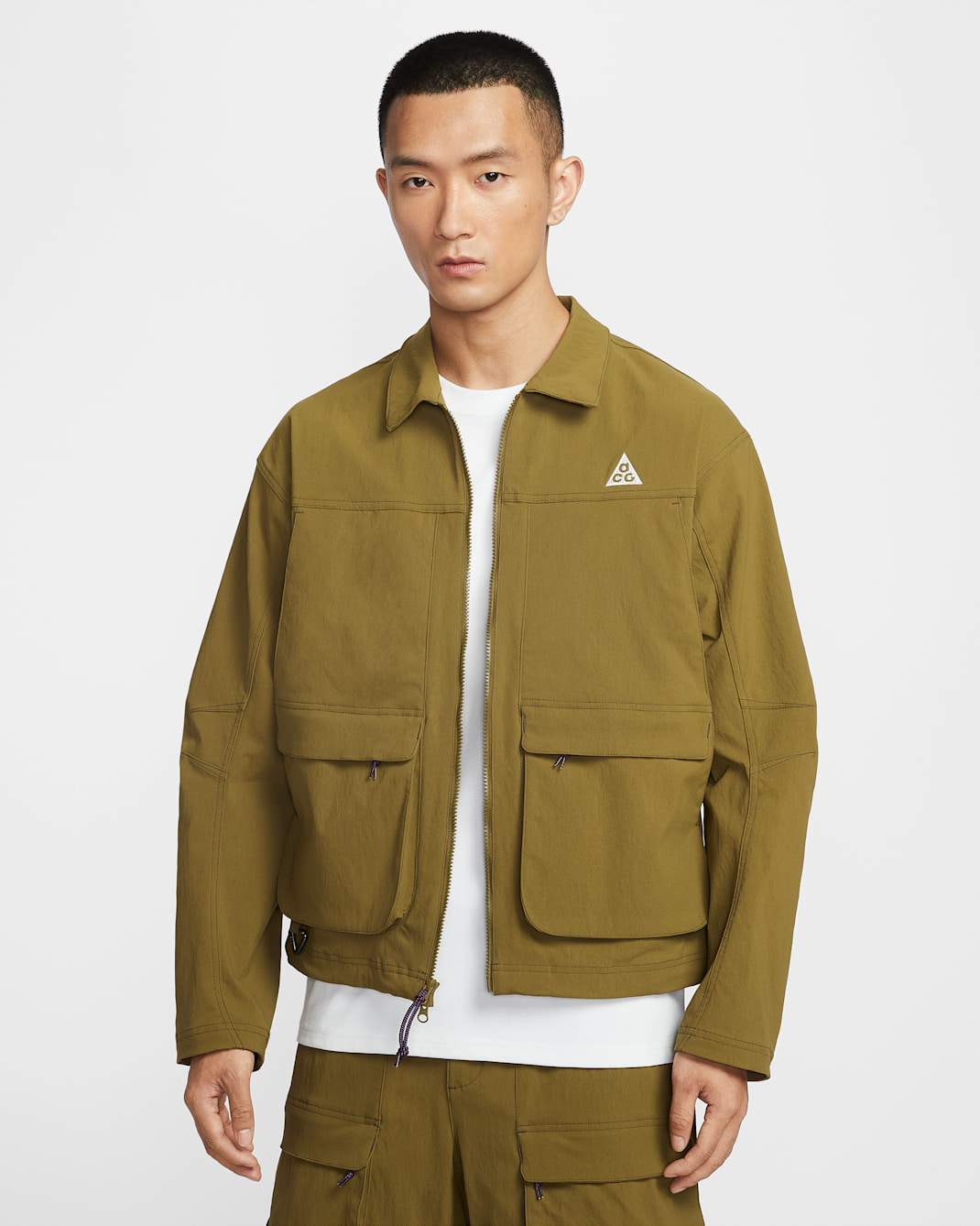 ACG Smith Summit Men's UV Jacket - Olive Flak/Anthracite/Summit White