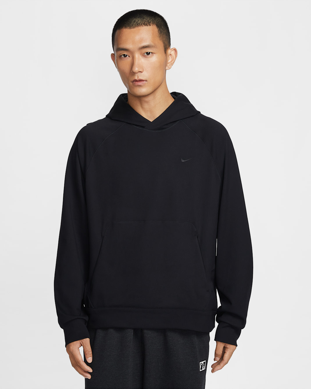 Nike Primary NanoKnit Men's Dri-FIT UV Protection Pullover Performance Hoodie - Black/Black