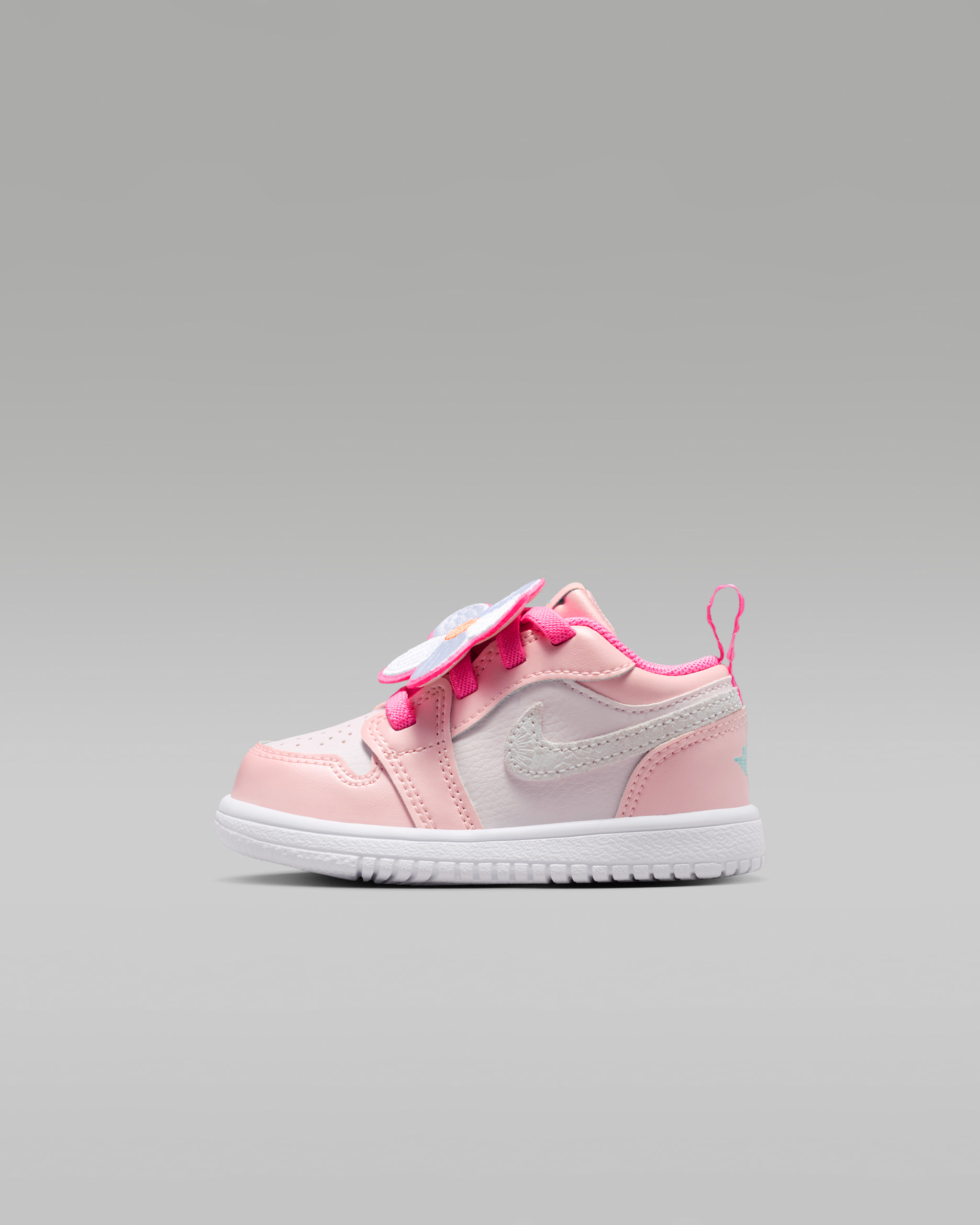 Jordan 1 Low Alt SE Baby/Toddler Shoes - Pink Glow/Pink Bloom/Hyper Orange/Light Aqua