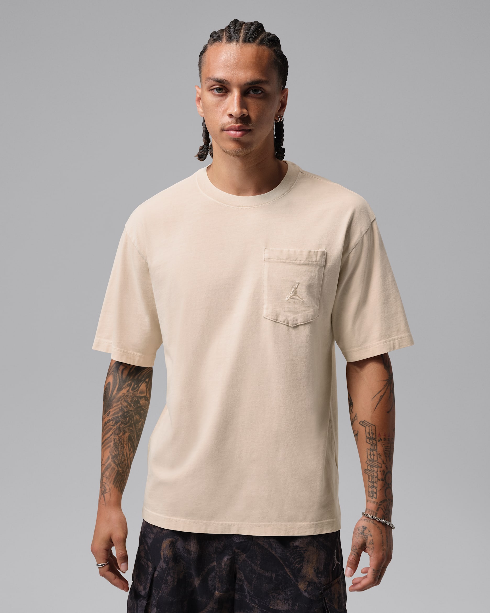Jordan Brooklyn Men's Pocket T-Shirt - Legend Light Brown