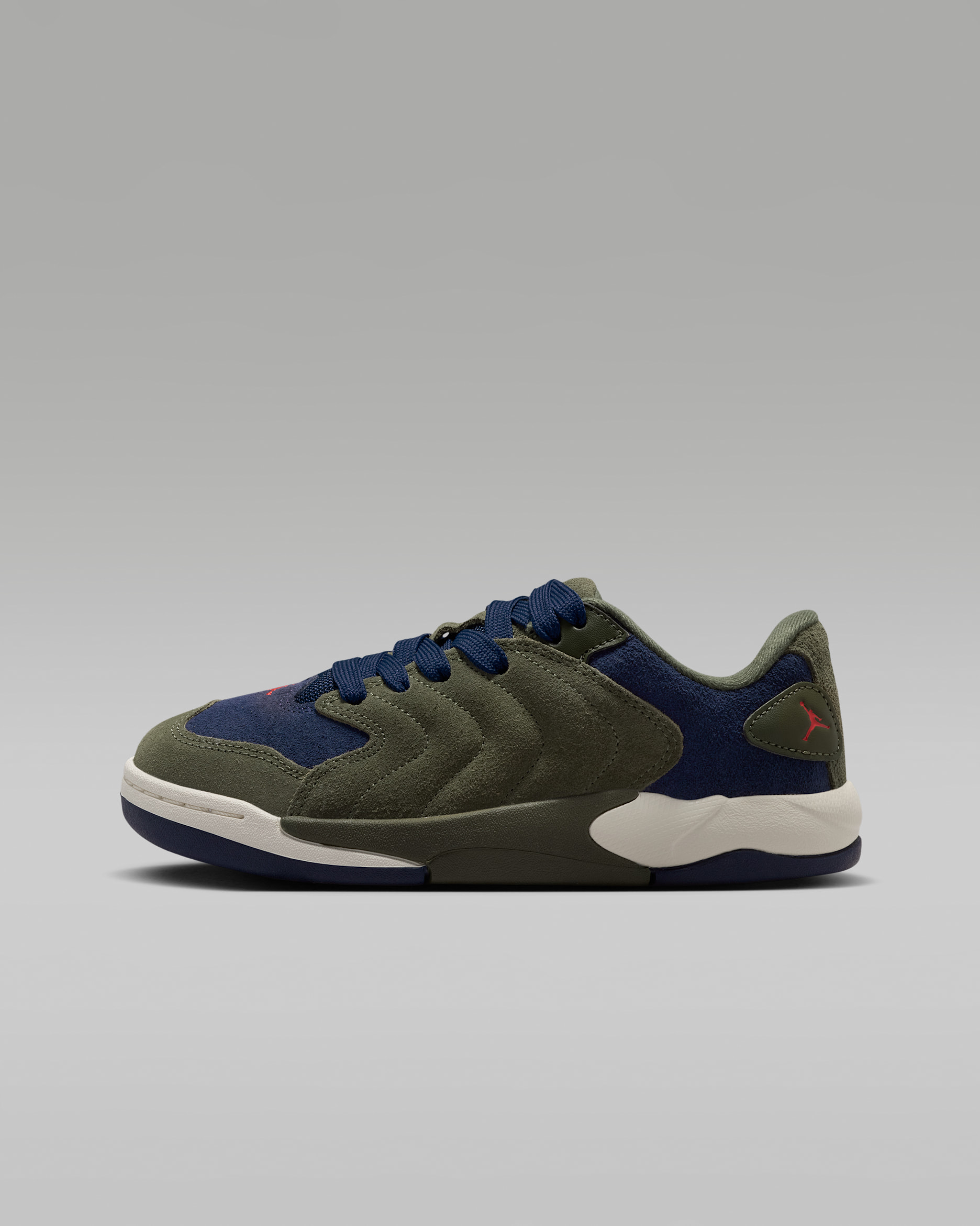 Jordan Session Older Kids' Shoes - Cargo Khaki/Chile Red/Pale Ivory/Obsidian