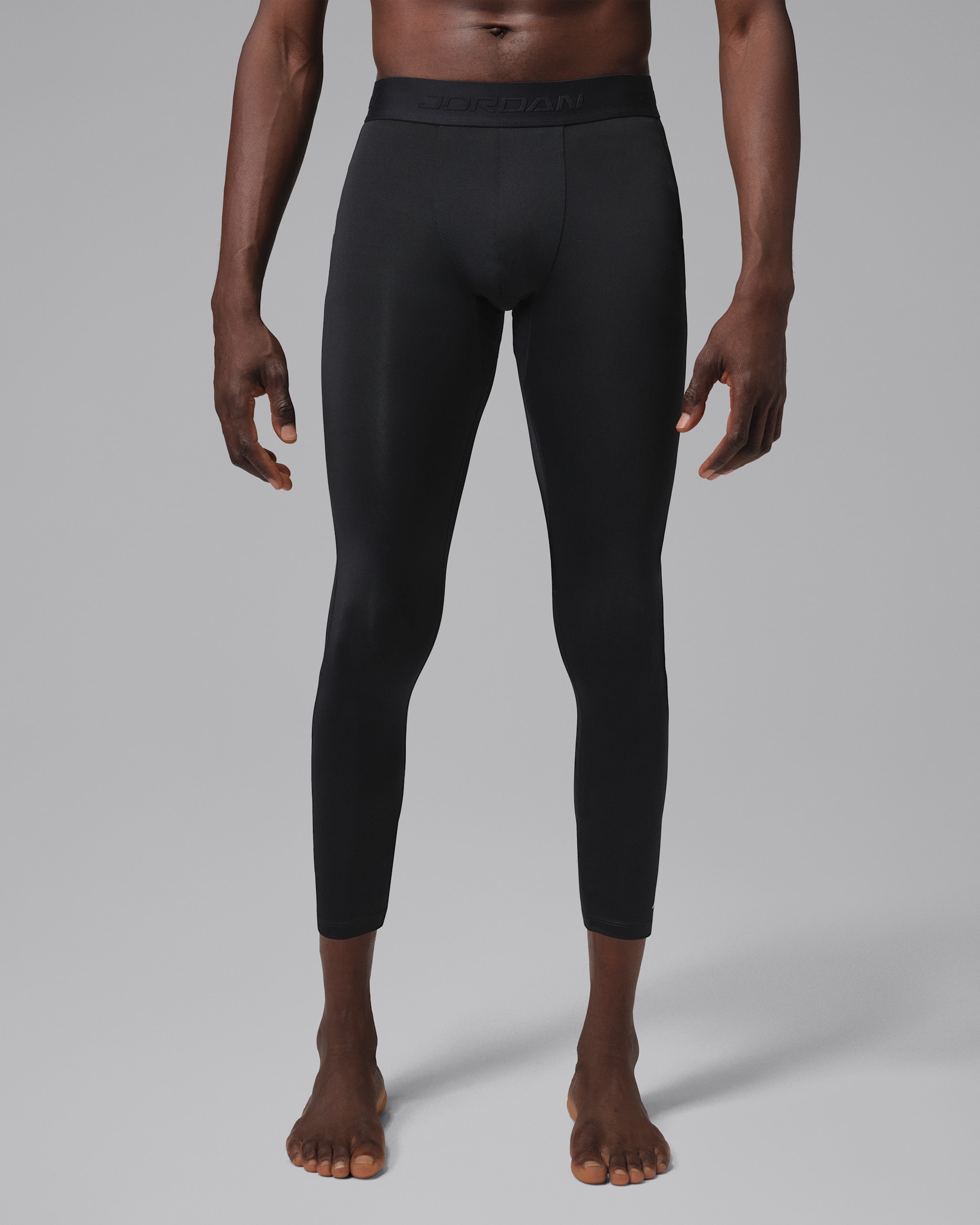 Jordan Sport Essentials Men's Dri-FIT 3/4-Length Tights - Black