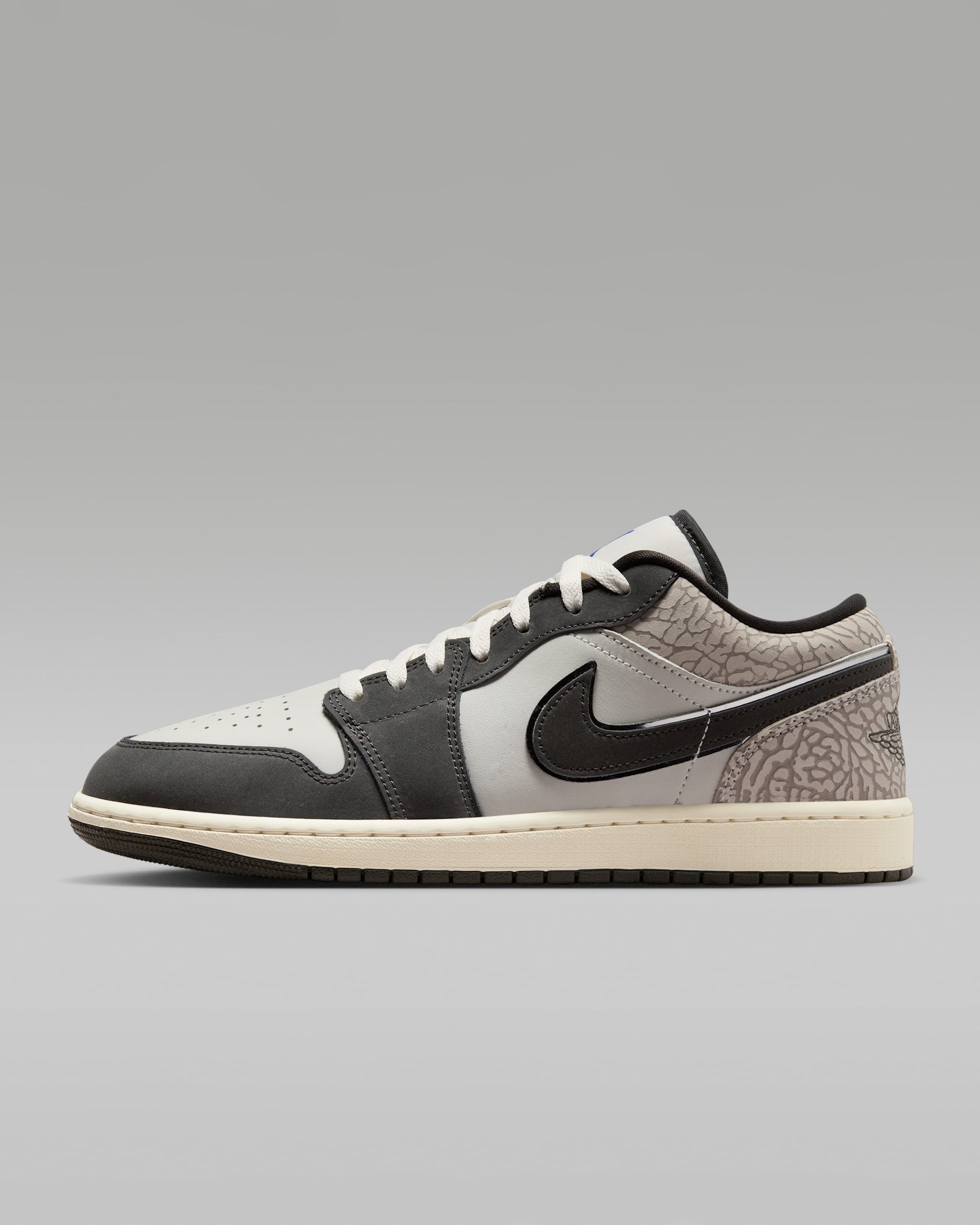 Air Jordan 1 Low SE Men's Shoes - Sail/Deep Pewter/Gamma Grey/Game Royal