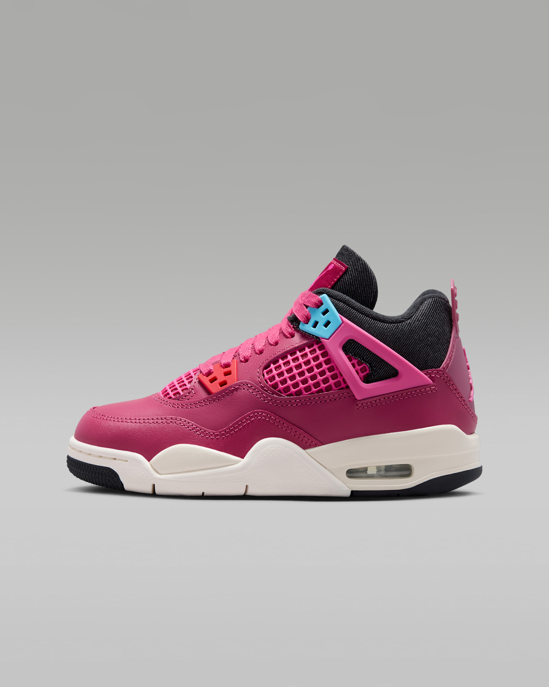 Air Jordan 4 Retro 'She's A Star' Older Kids' Shoes - Sweet Beet/Off-Noir/Chalk/Desert Pink