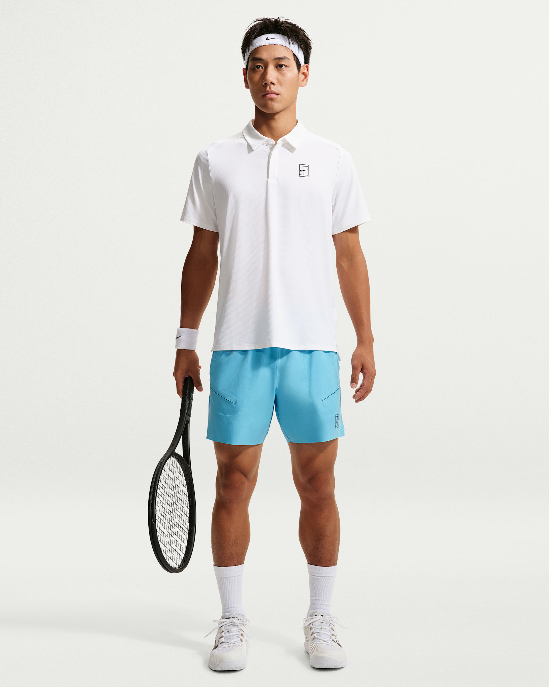 NikeCourt Advantage Men's Dri-FIT 15cm (approx.) Tennis Shorts - Baltic Blue/Black