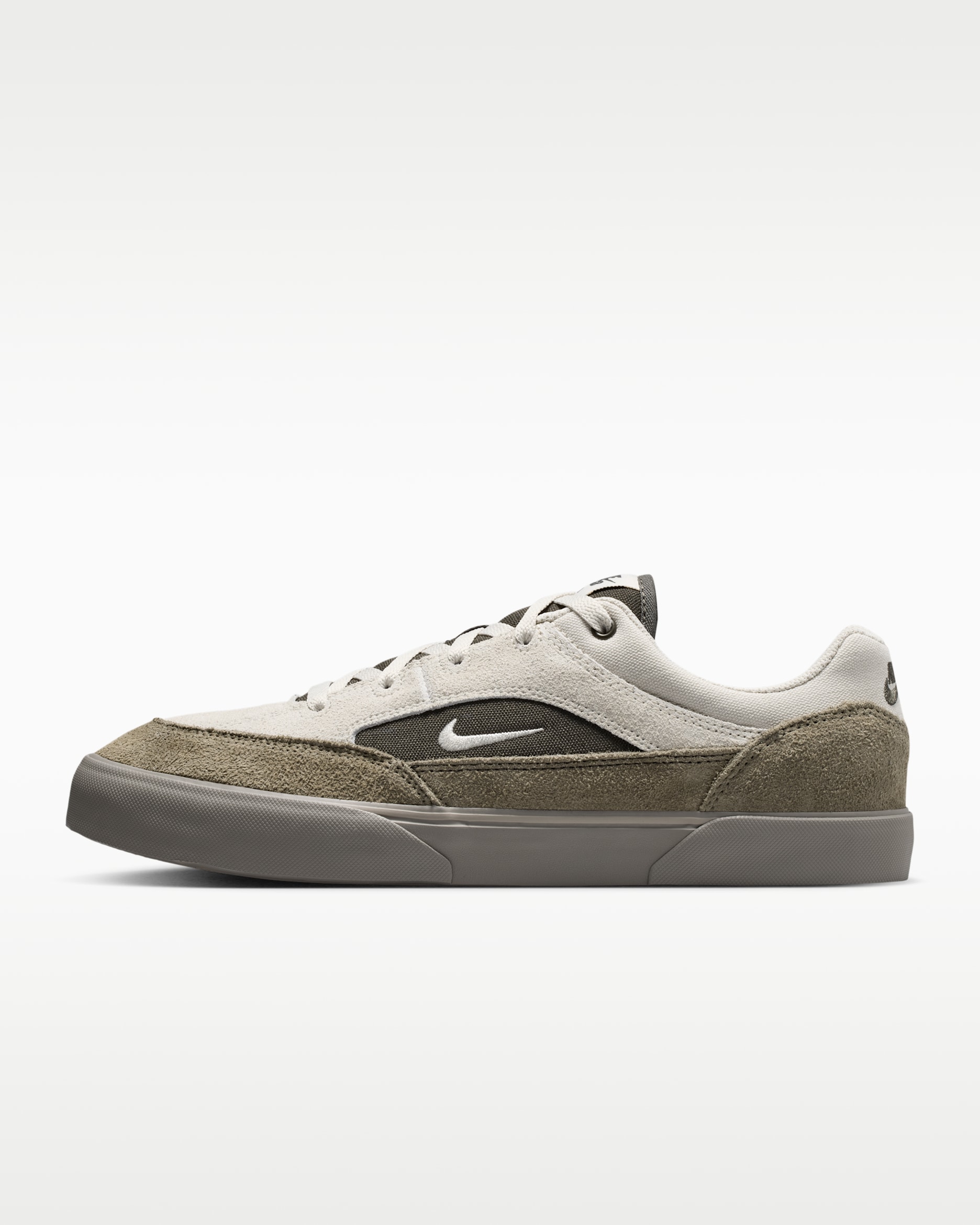 Nike SB Malor Skate Shoes - Light Bone/Light Army/Newsprint/Light Bone
