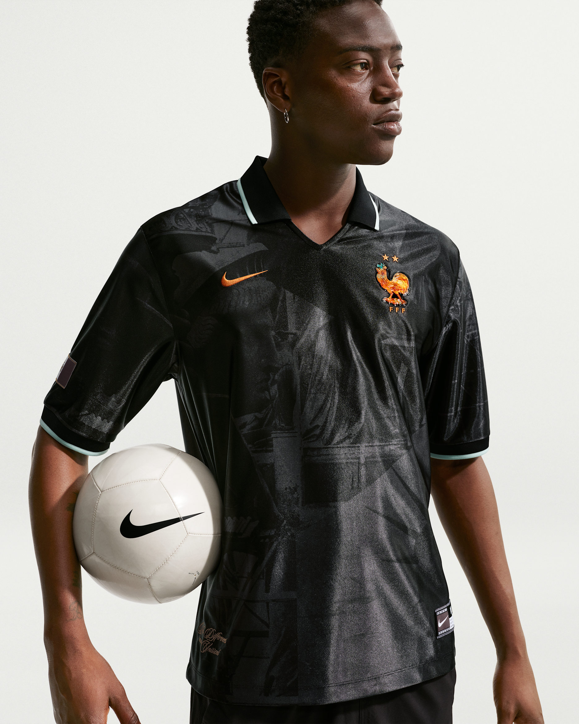 FFF Energy Men's Nike Dri-FIT Short-Sleeve Football Top - Anthracite/Igloo/Metallic Copper