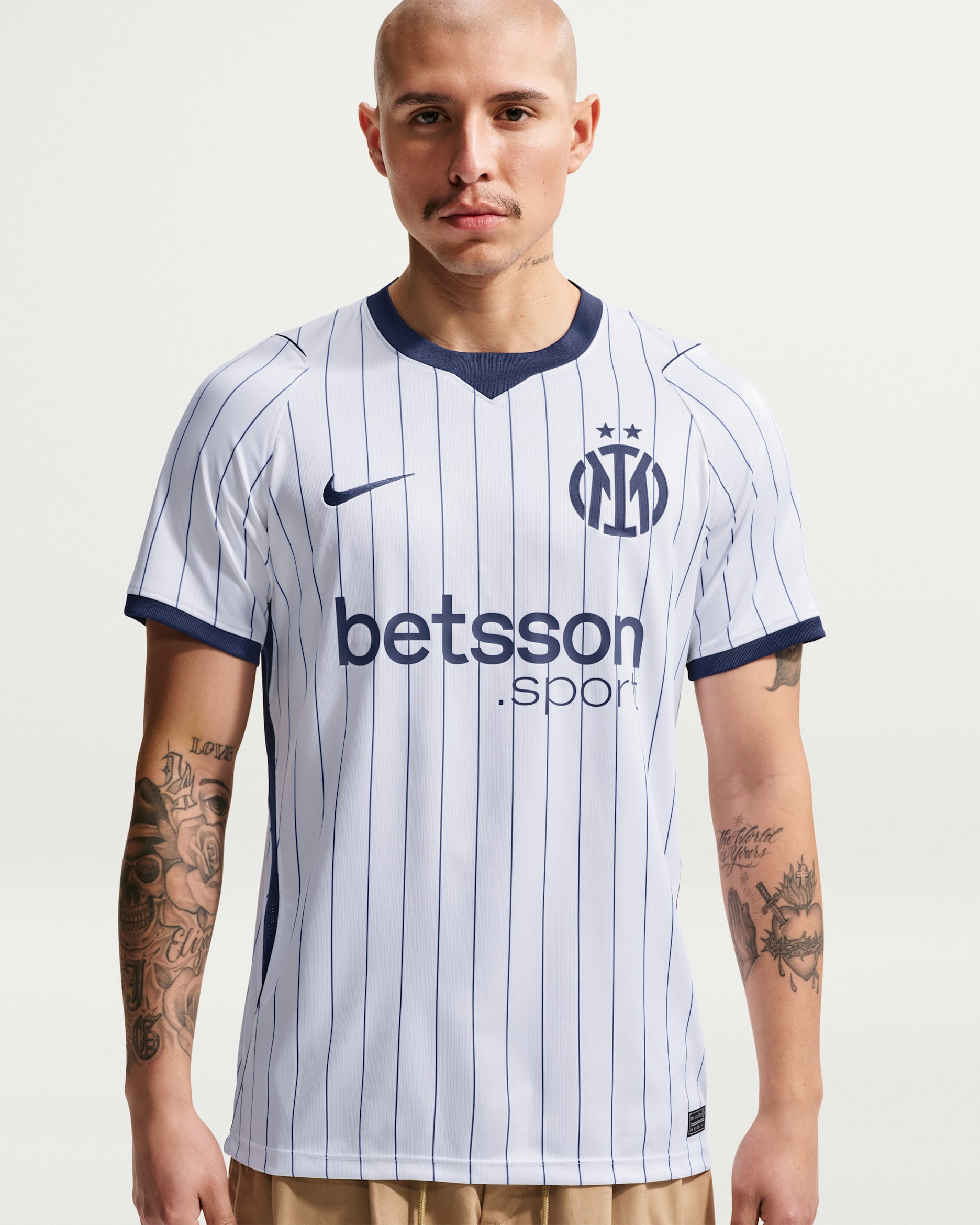 Inter Milan 2026/27 Stadium Away Men's Nike Dri-FIT Football Replica Shirt - White/Blue Void/Blue Void