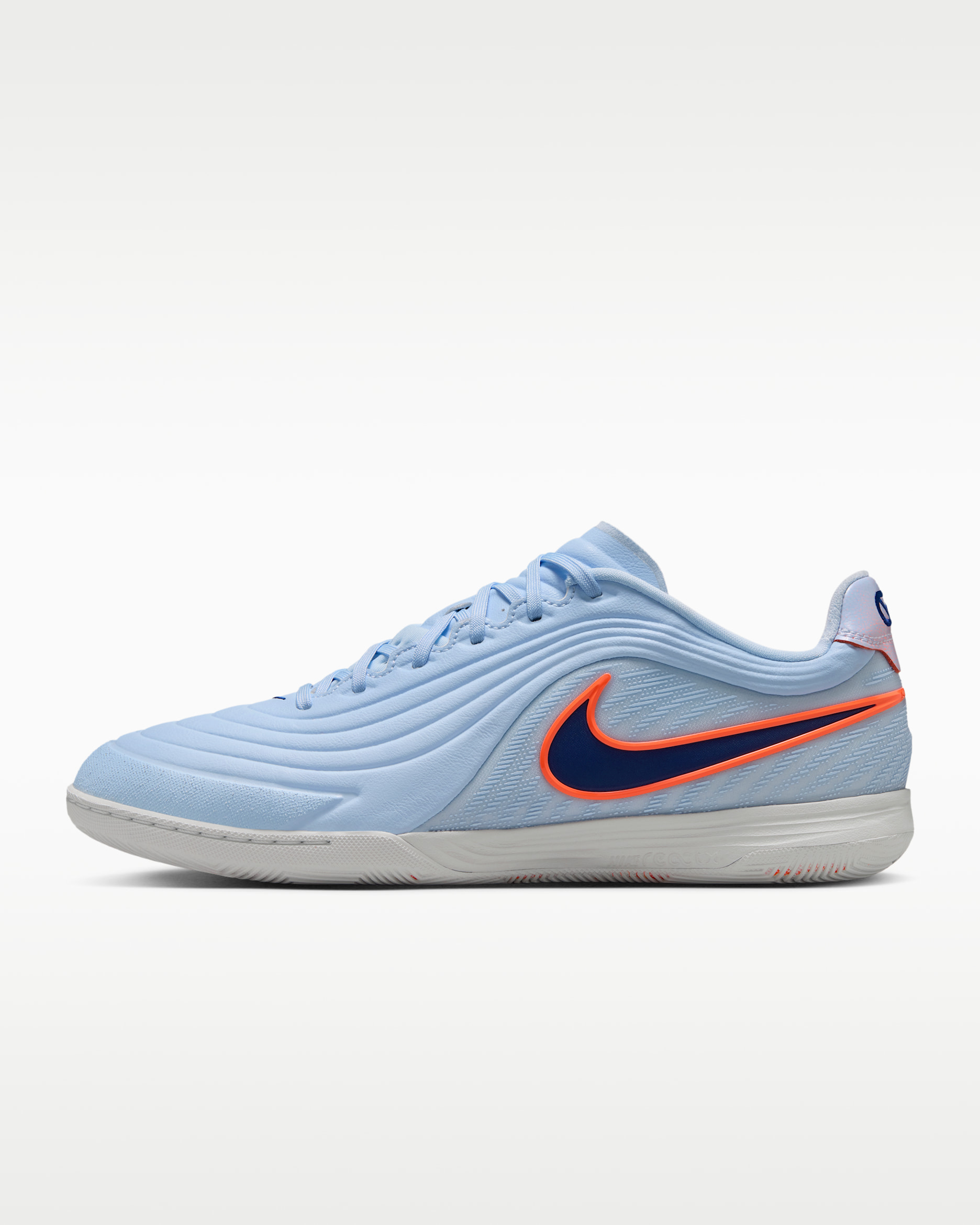 Nike Tiempo Reactgato Indoor/Court Low-Top Football Shoes - Hydrogen Blue/Coconut Milk