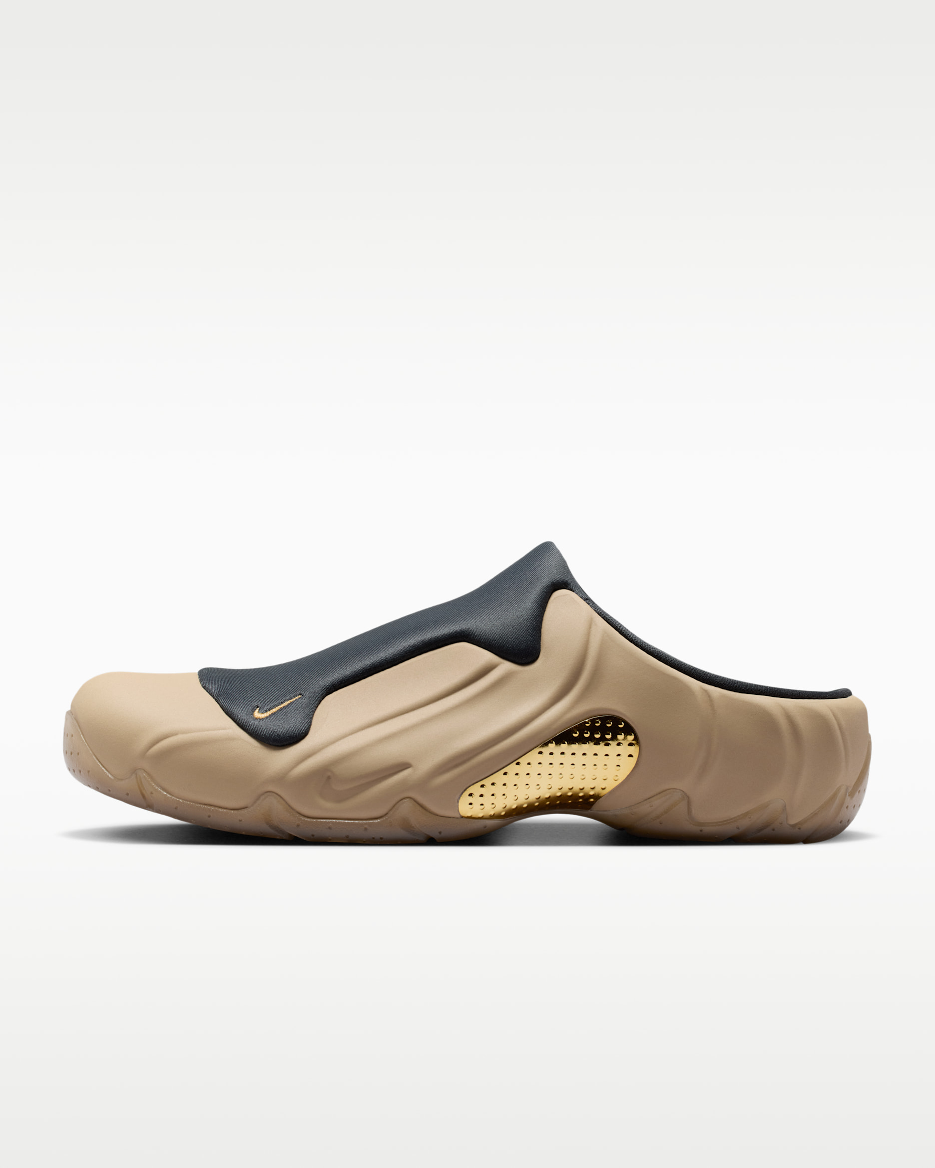 Nike Clogposite Men's Shoes - Parachute Beige/Off-Noir/Gum Dark Brown/Metallic Gold
