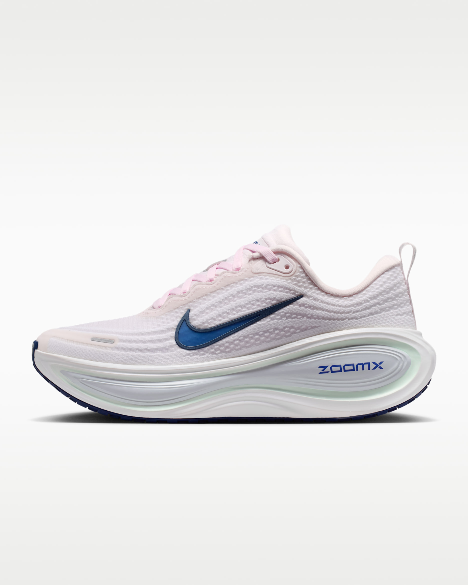 Nike Vomero Plus Women's Road Running Shoes - Pearl Pink/White/Barely Green/Midnight Navy