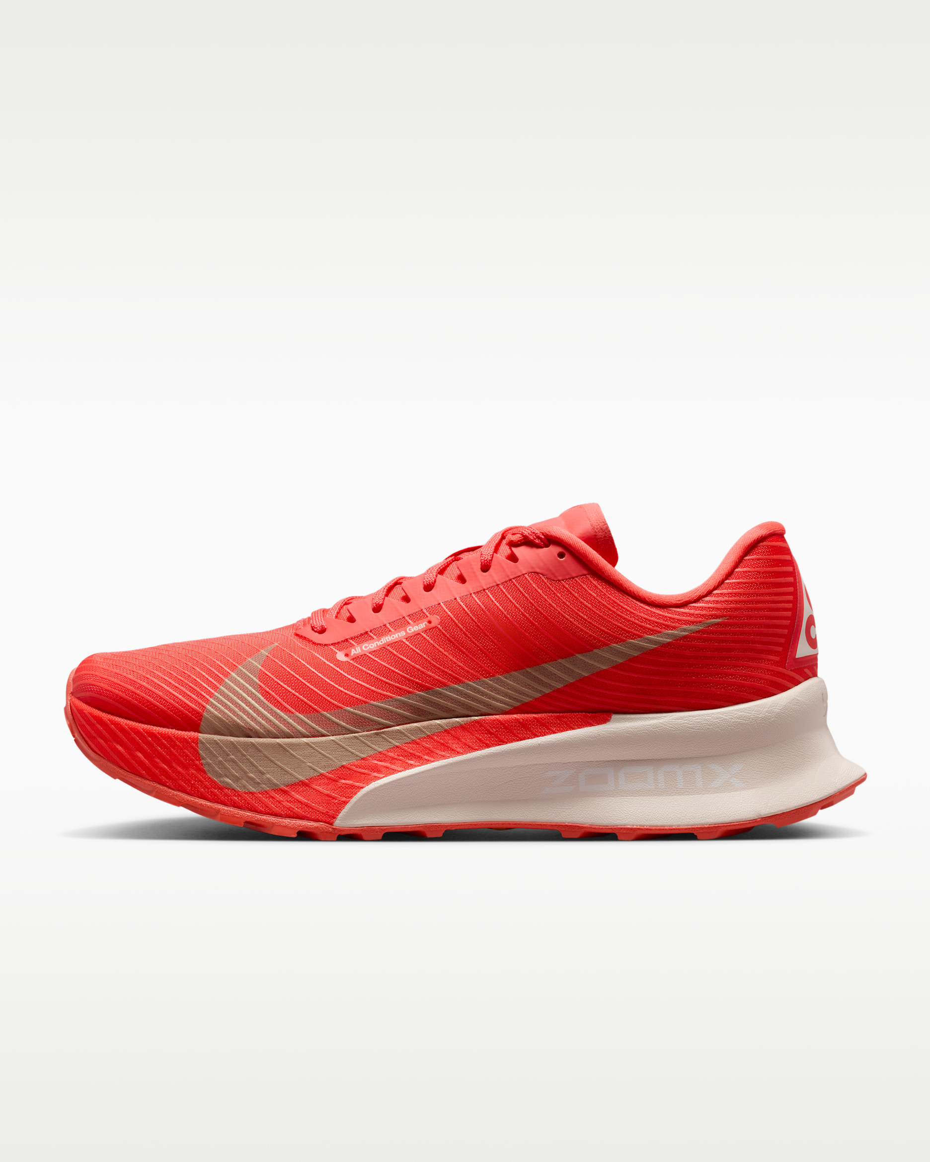 Nike ACG Ultrafly Trail-Racing Shoes - Light Crimson/Summit White/Summit White/Pure Platinum