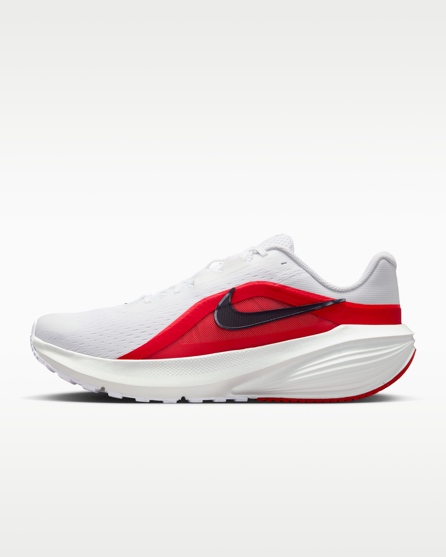 Nike Downshifter 14 Men's Road Running Shoe - White/Summit White/Bright Crimson/Black