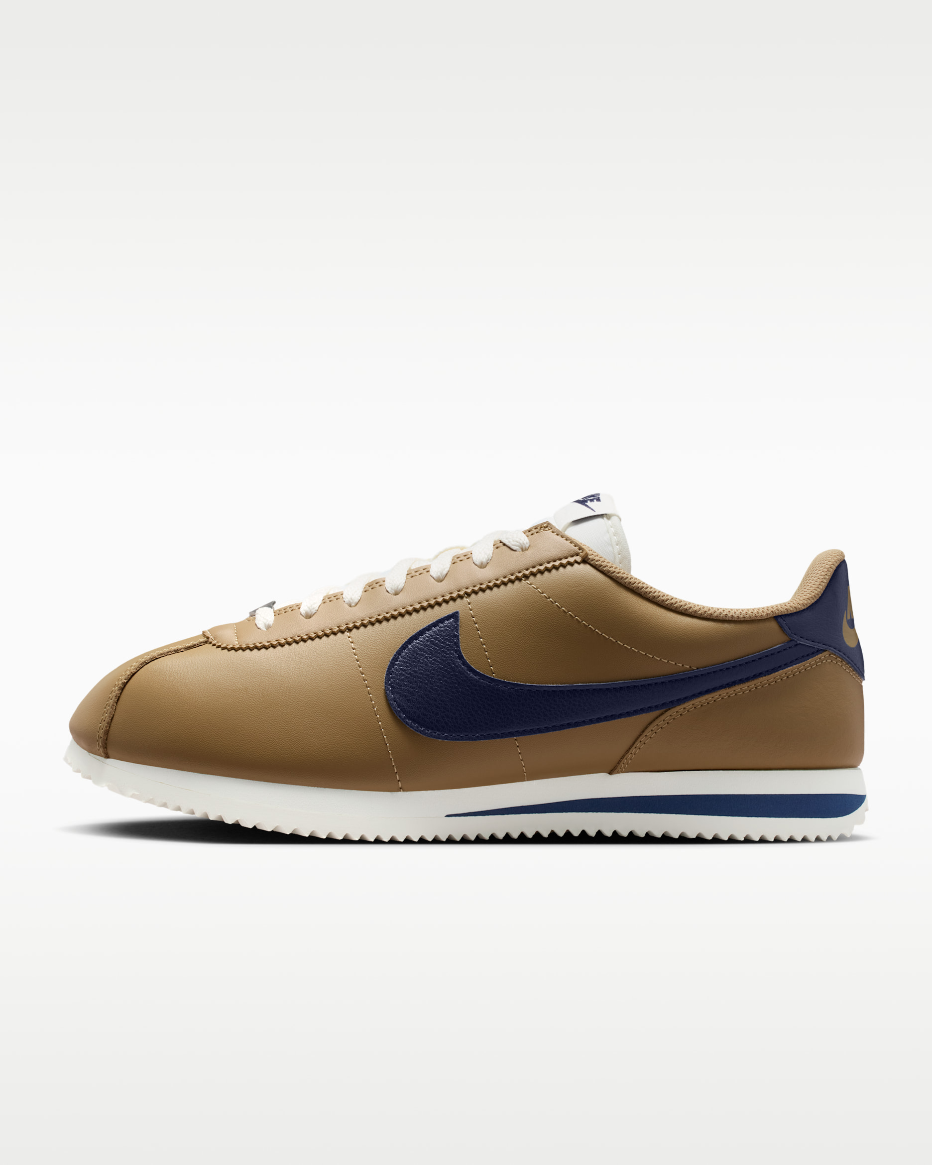 Nike Cortez Leather Men's Shoes - Filbert/Sail/Midnight Navy