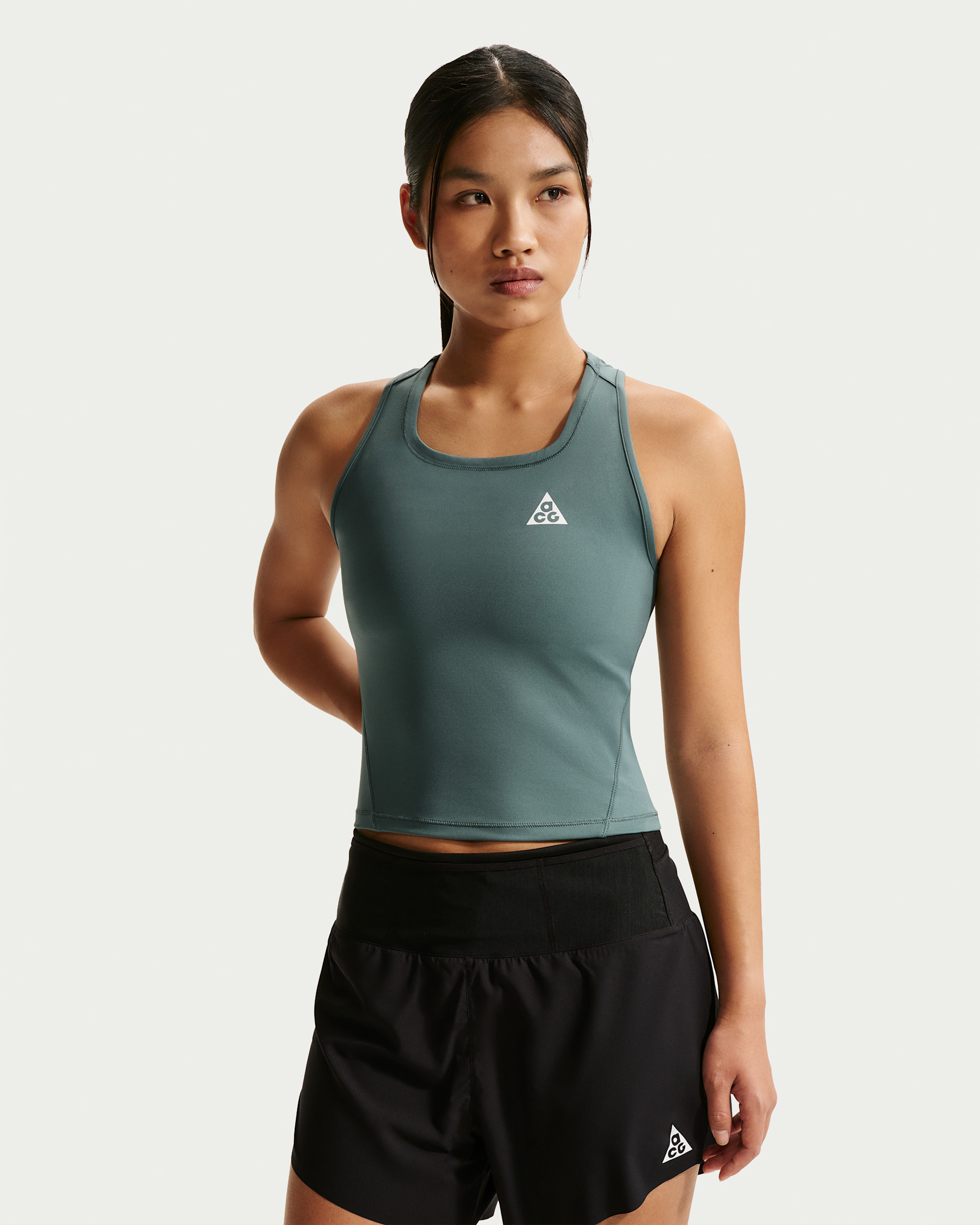 Nike ACG Women's Dri-FIT Trail Running Tank Top - Mineral Slate/Summit White