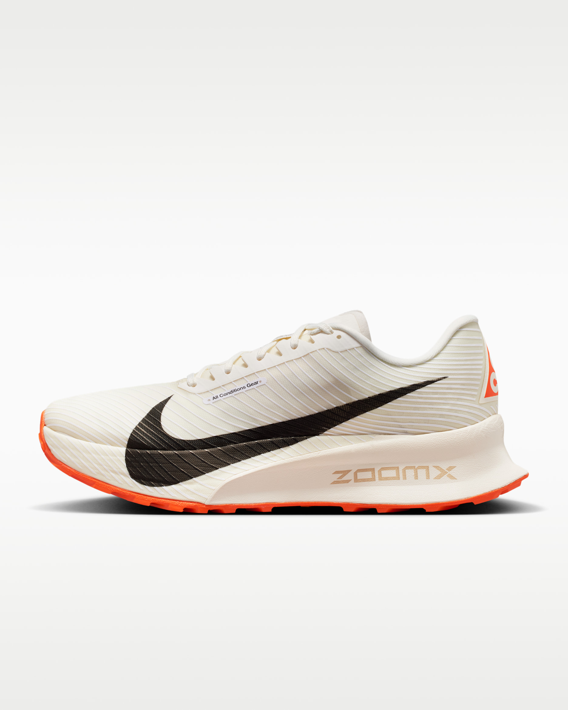 Nike ACG Ultrafly Trail-Racing Shoes - Sail/White/Safety Orange/Black