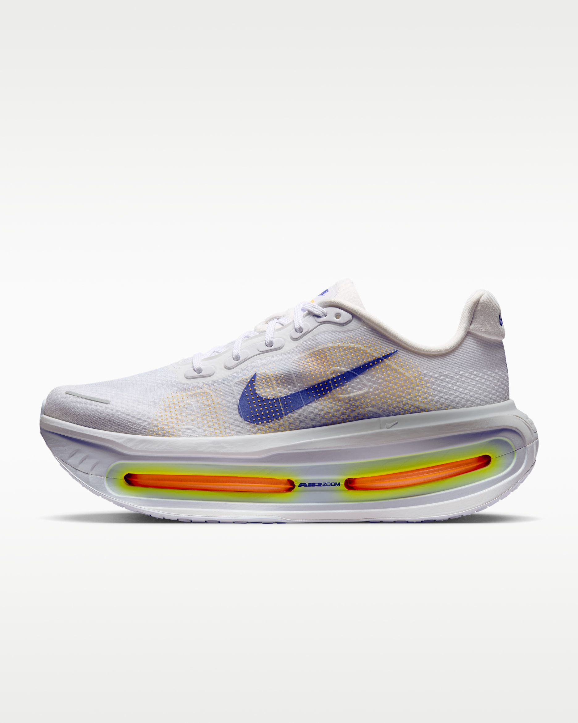 Nike Vomero Premium Men's Road Running Shoes - White/Total Orange/Laser Orange/Lapis