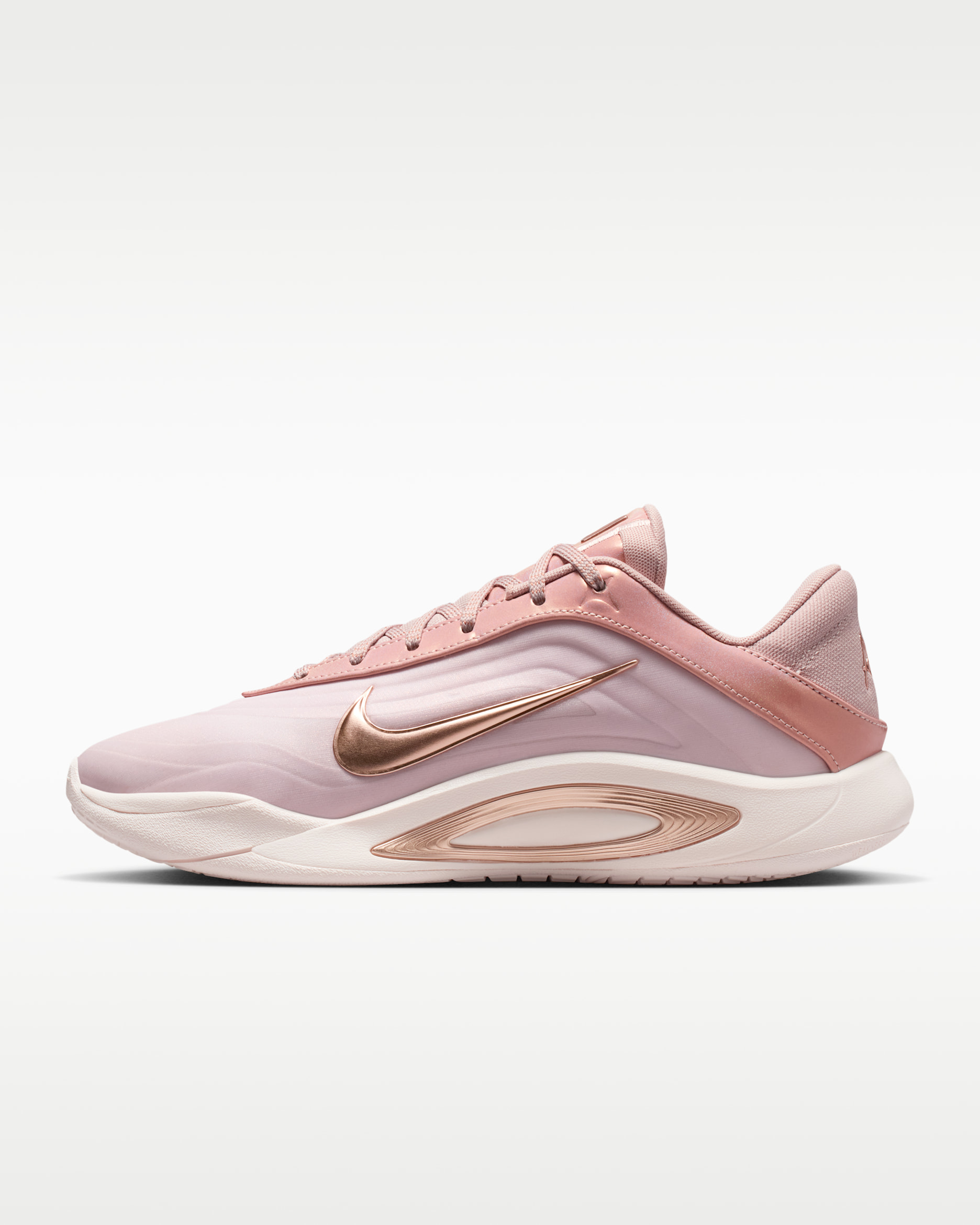 A'One EP A'ja Wilson Basketball Shoes - Stone Mauve/Silt Red/Metallic Red Bronze