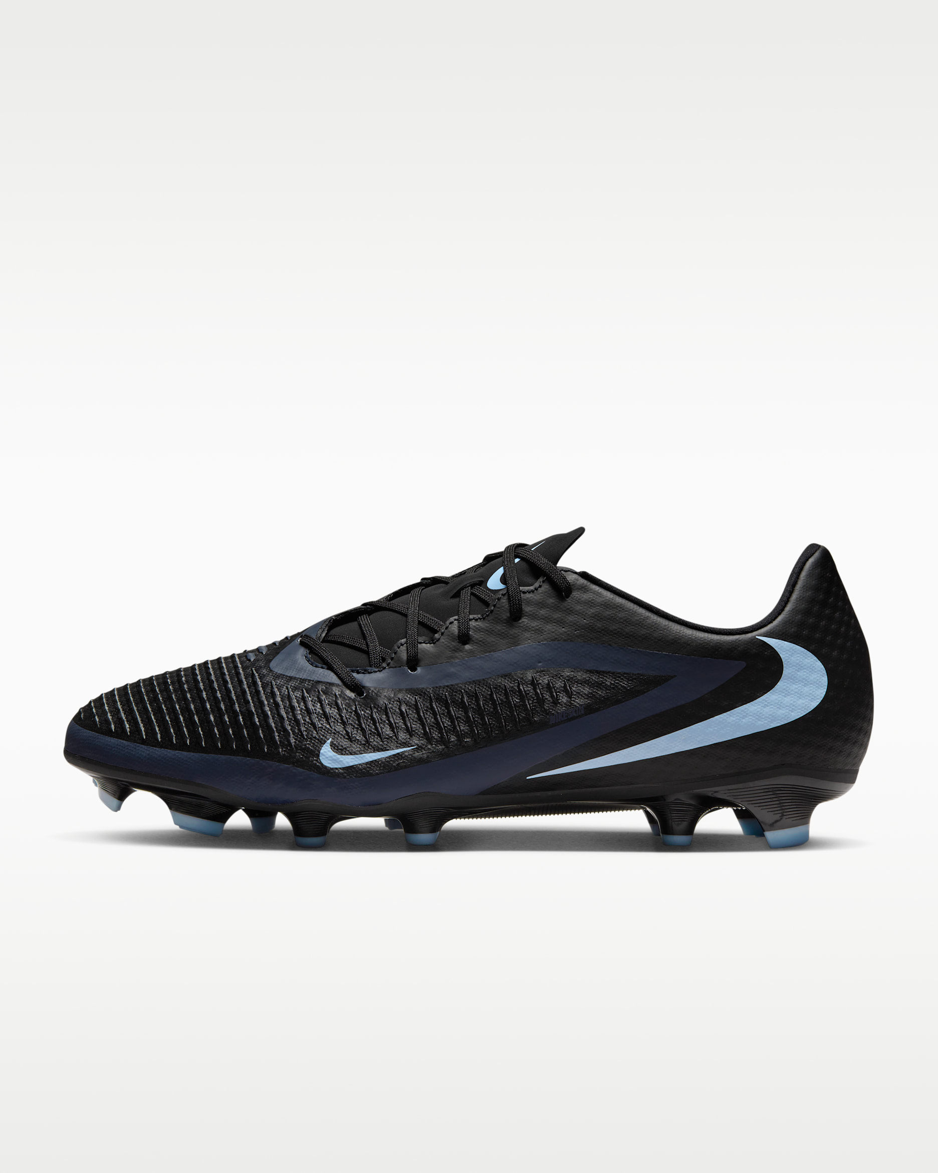 Nike Phantom 6 Low Academy Multi-Ground Football Boot - Black/Black