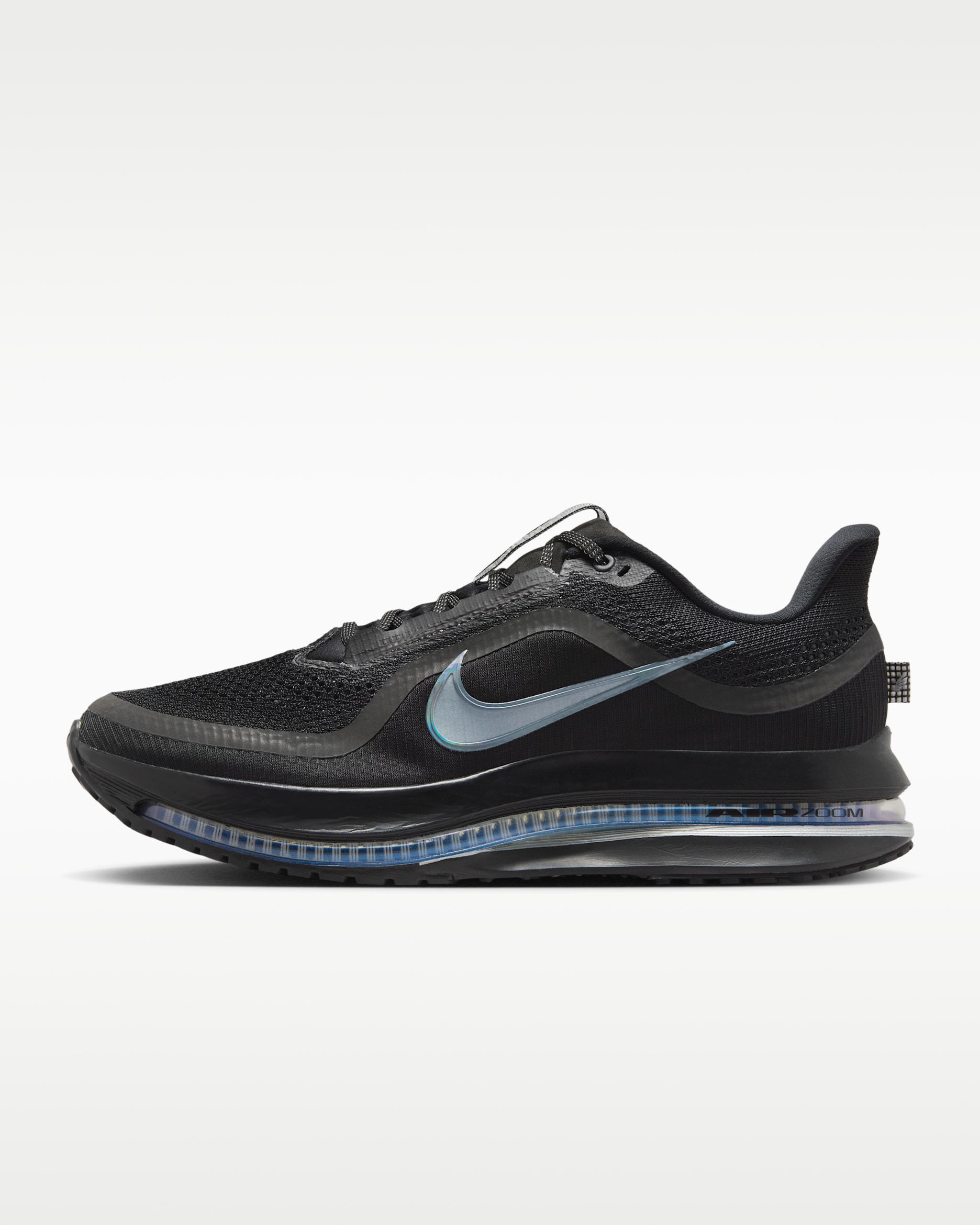 Nike Pegasus Premium Men's Road Running Shoes - Black/Metallic Silver/Black