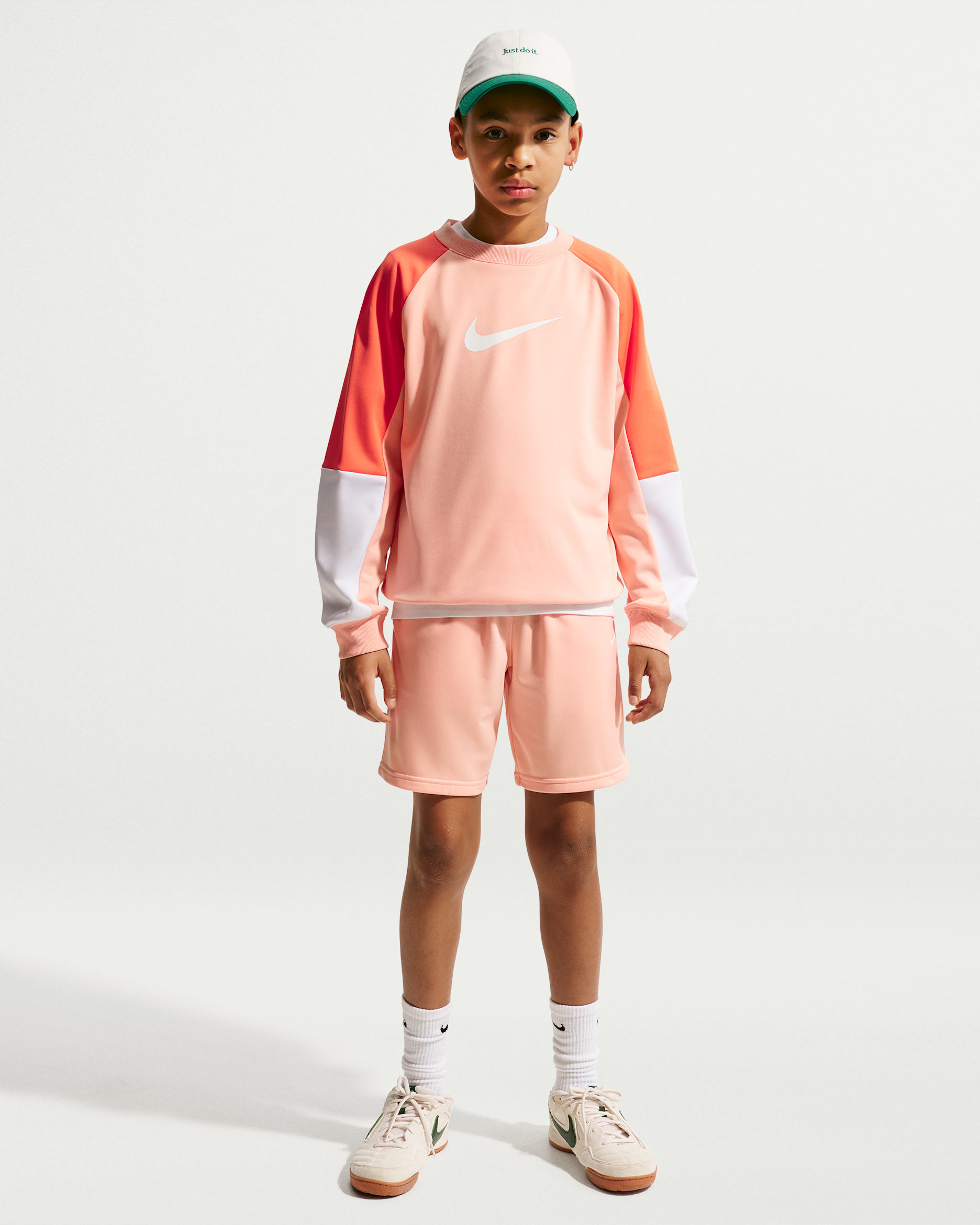 Nike Sportswear Older Kids' Tracksuit - Arctic Orange/Turf Orange/White/White