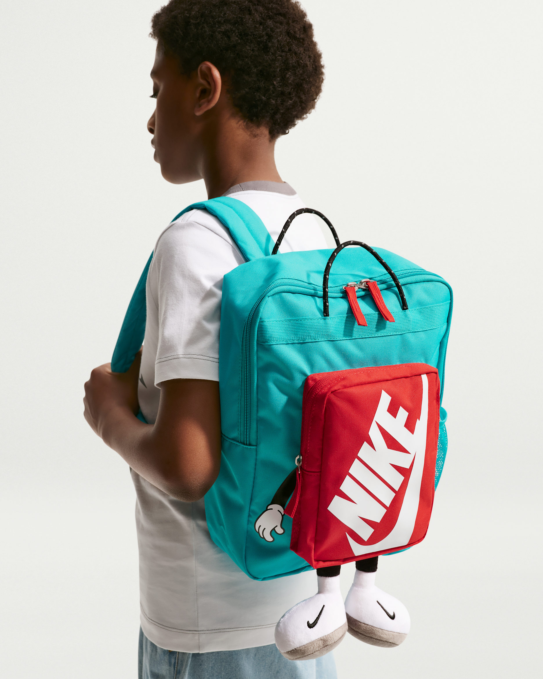 Nike Kids' Backpack - Dusty Cactus/University Red/White