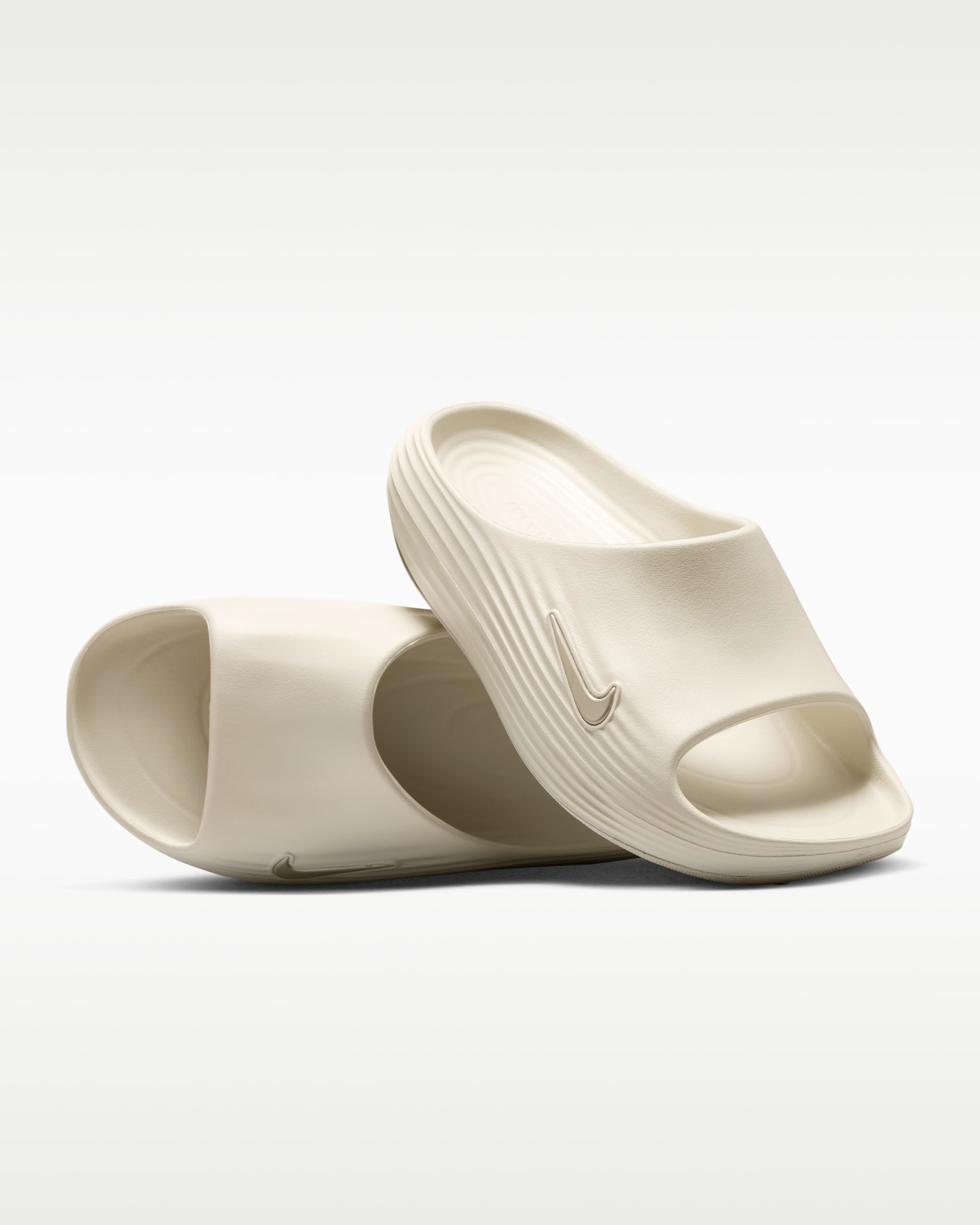 Nike ReactX Rejuven8 Women's Slides - Sea Glass/Light Orewood Brown