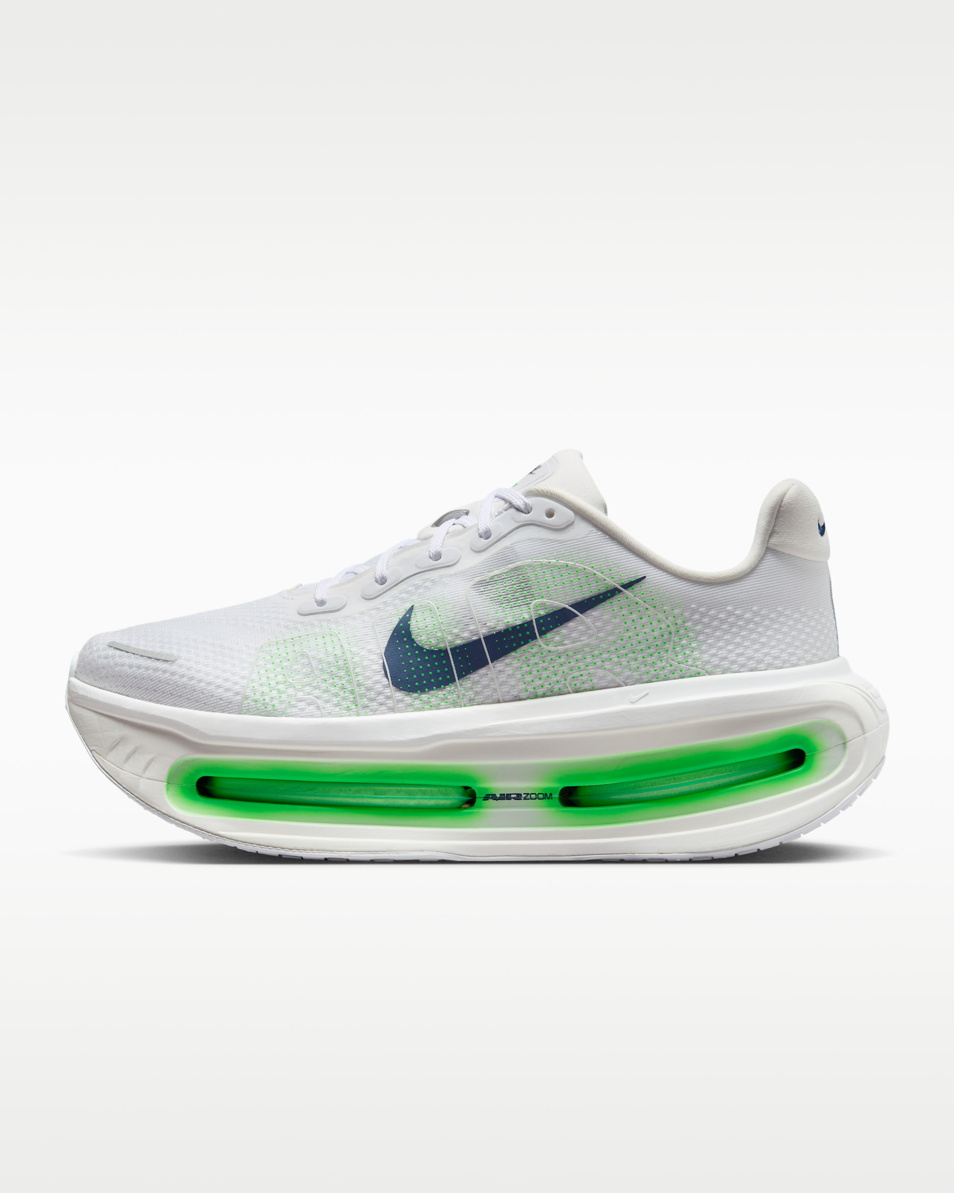 Nike Vomero Premium Men's Road Running Shoes - White/Green Spark/Summit White/Midnight Navy