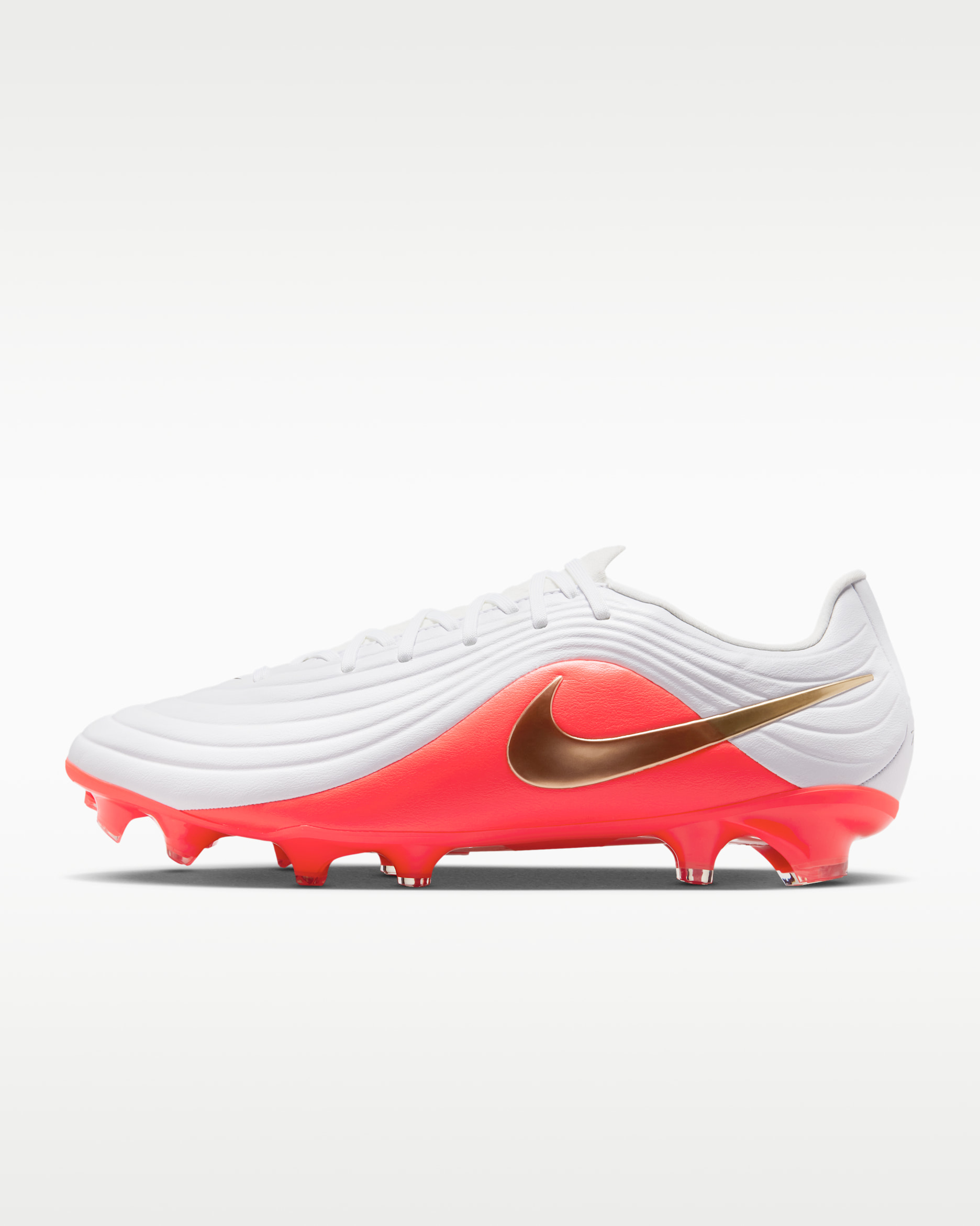 Nike Tiempo Maestro Academy Multi-Ground Low-Top Football Boots - White/Bright Crimson/Blur