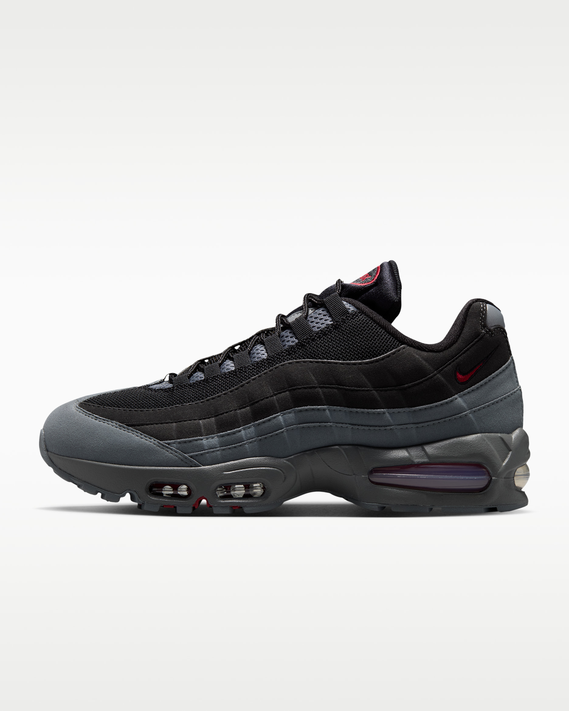Nike Air Max 95 Big Bubble 'OG' Men's Shoes - Black/Smoke Grey/Dark Smoke Grey/Tough Red