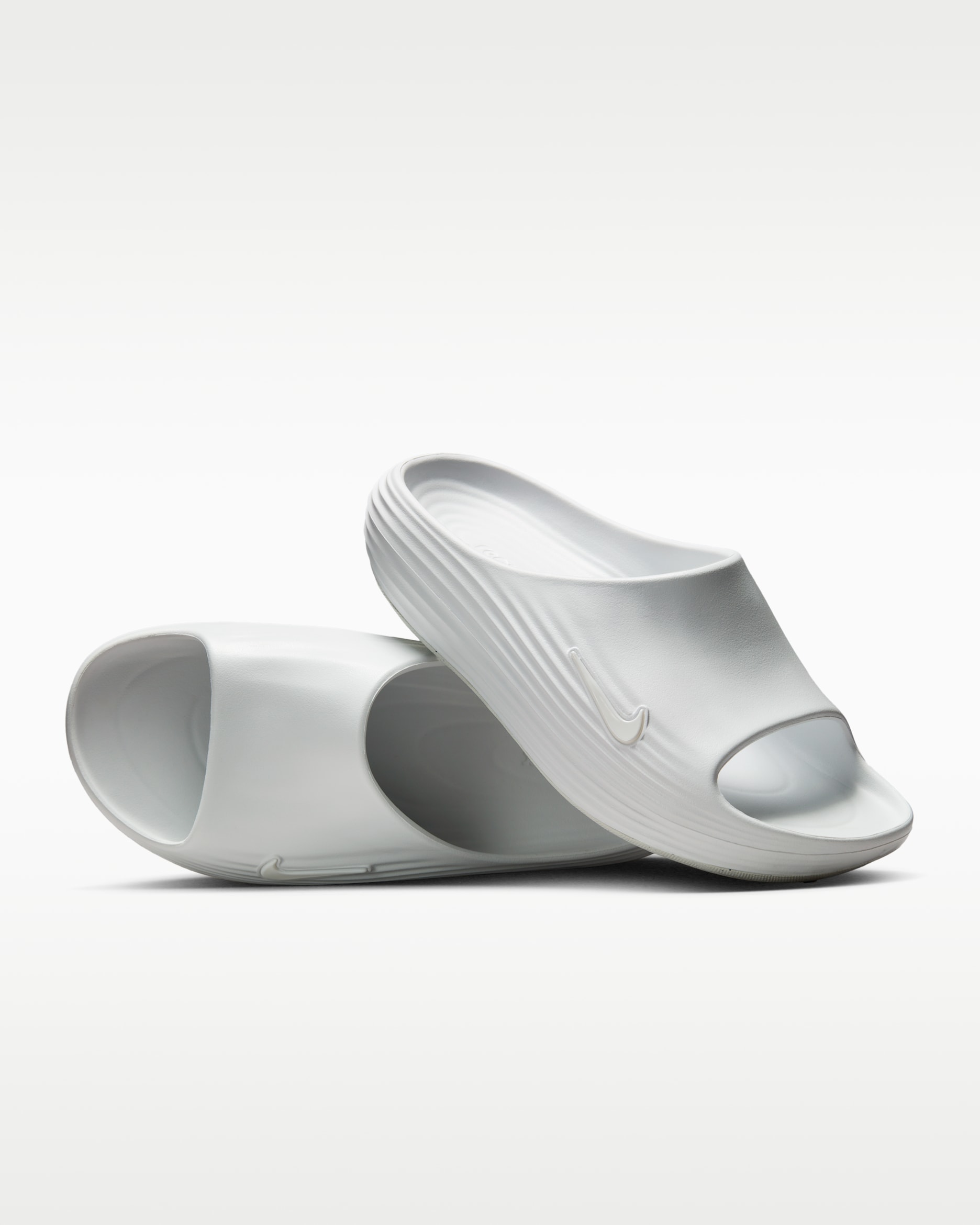 Nike ReactX Rejuven8 Men's Slides - Summit White/Summit White/Summit White