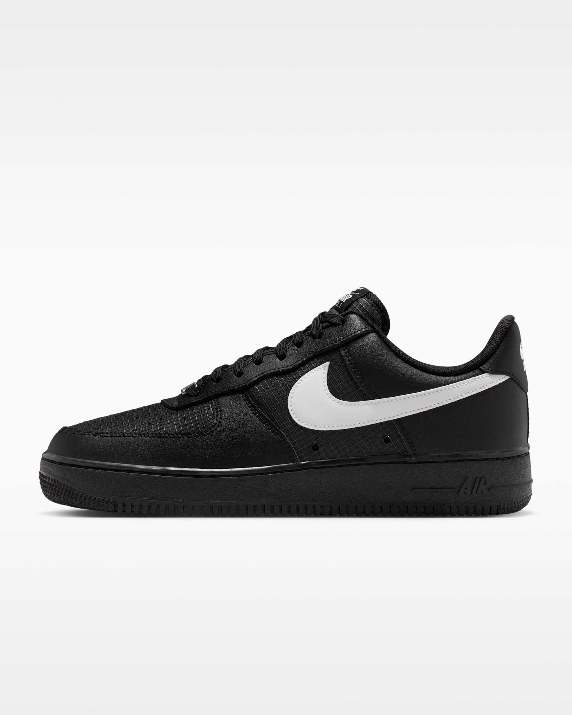 Nike Air Force 1 '07 LV8 Men's Shoes - Black/Black/White