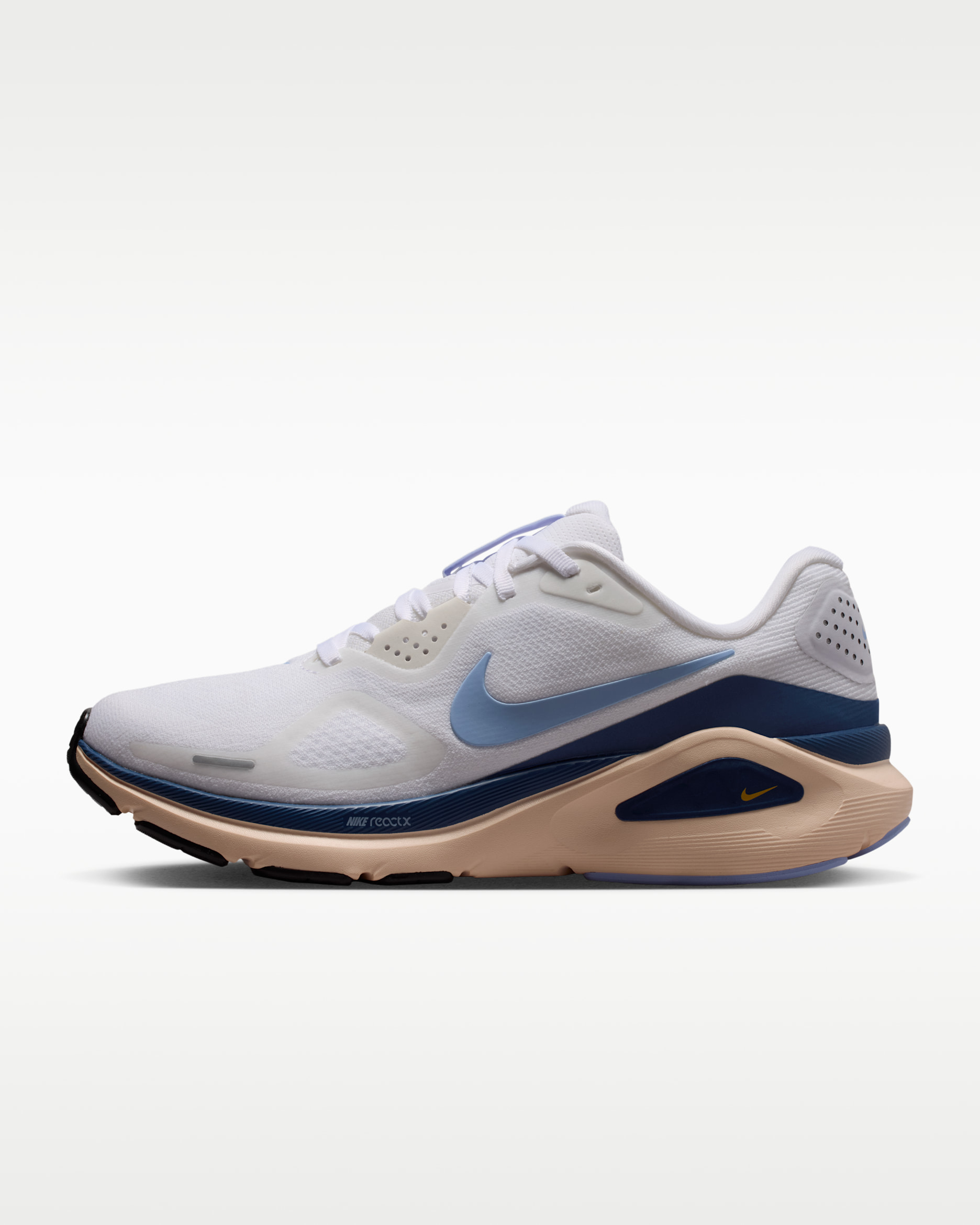 Nike Structure 26 Women's Road Running Shoes - White/Mystic Navy/Sundial/Aluminium