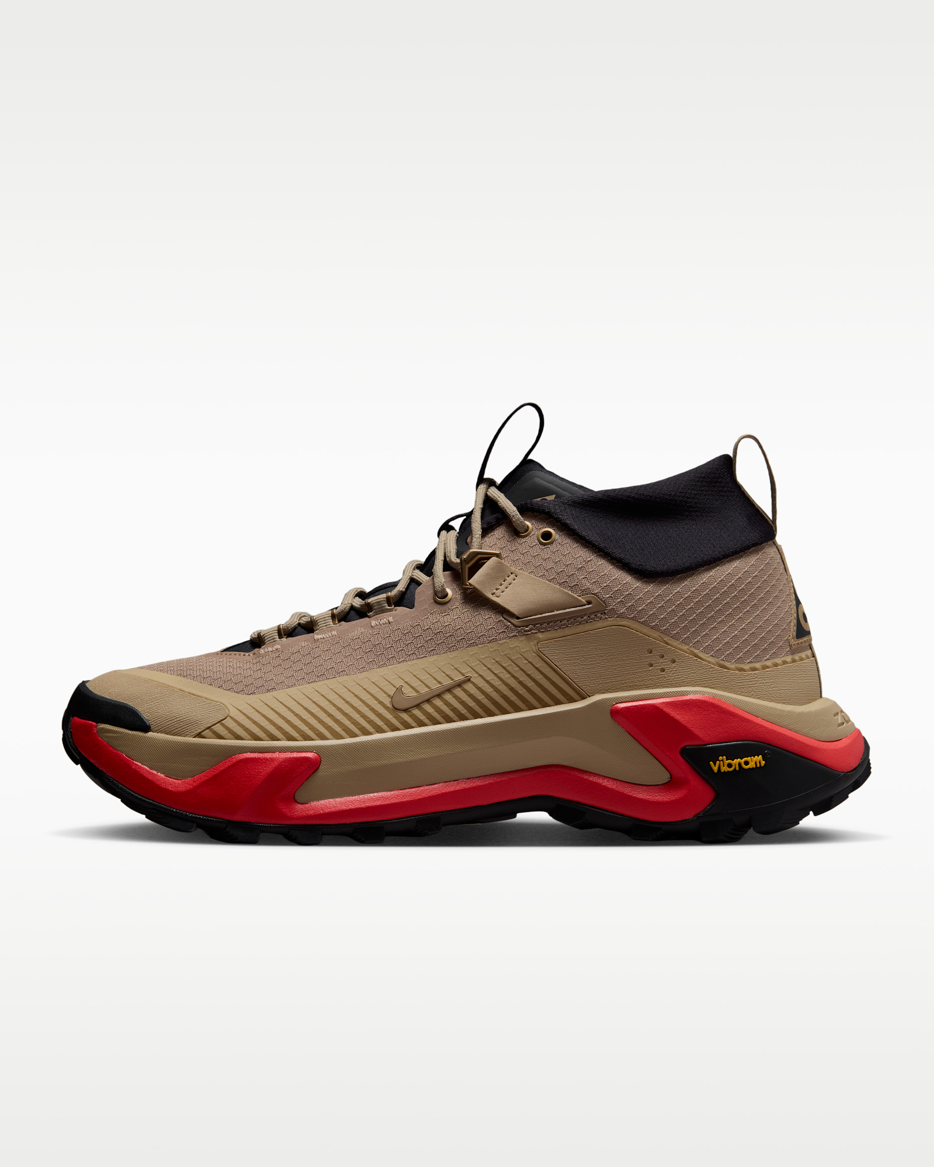ACG Zegama Hike Men's Hiking Shoes - British Khaki/Linen/Light Crimson/British Khaki