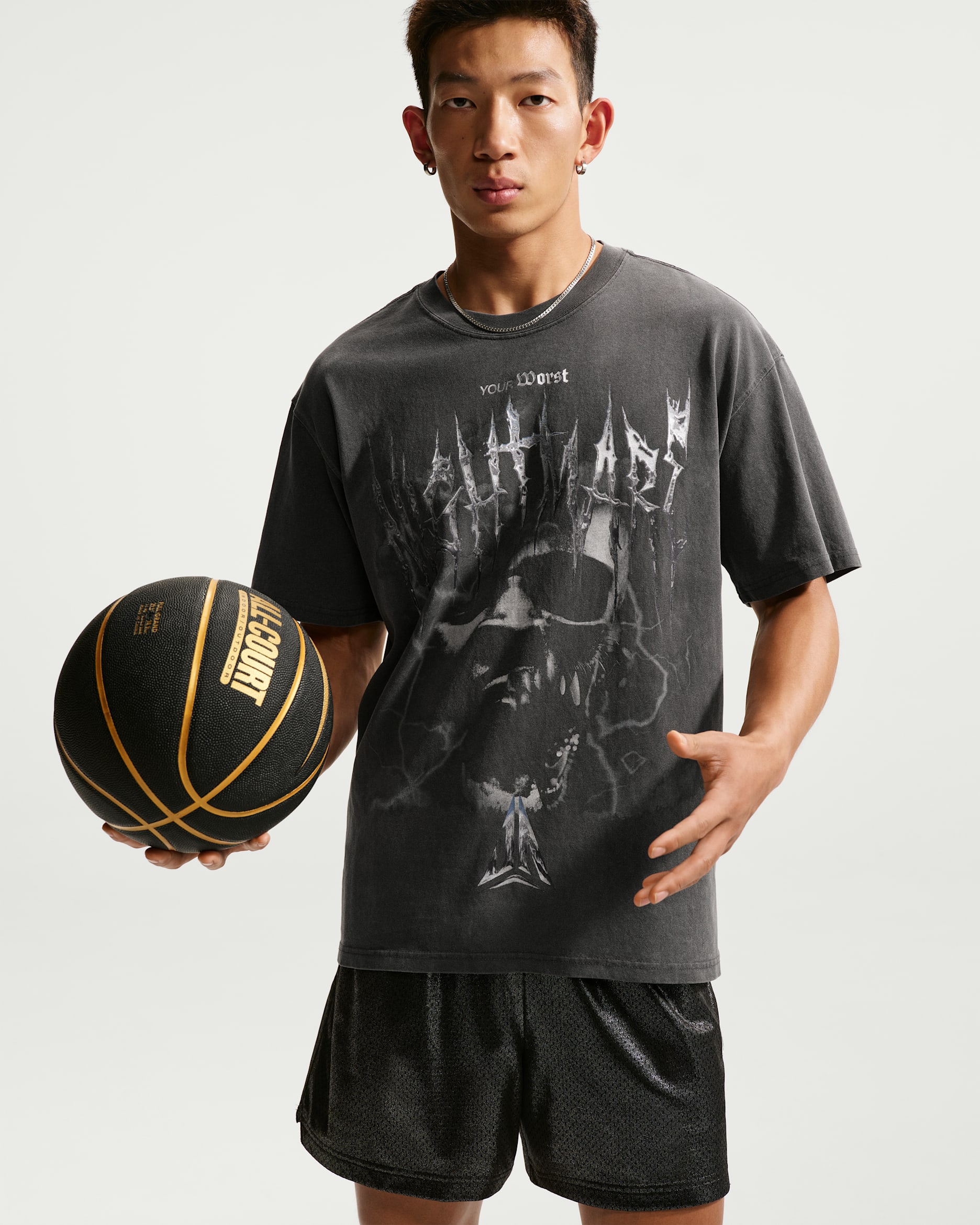 Ja Men's Basketball T-shirt - Black
