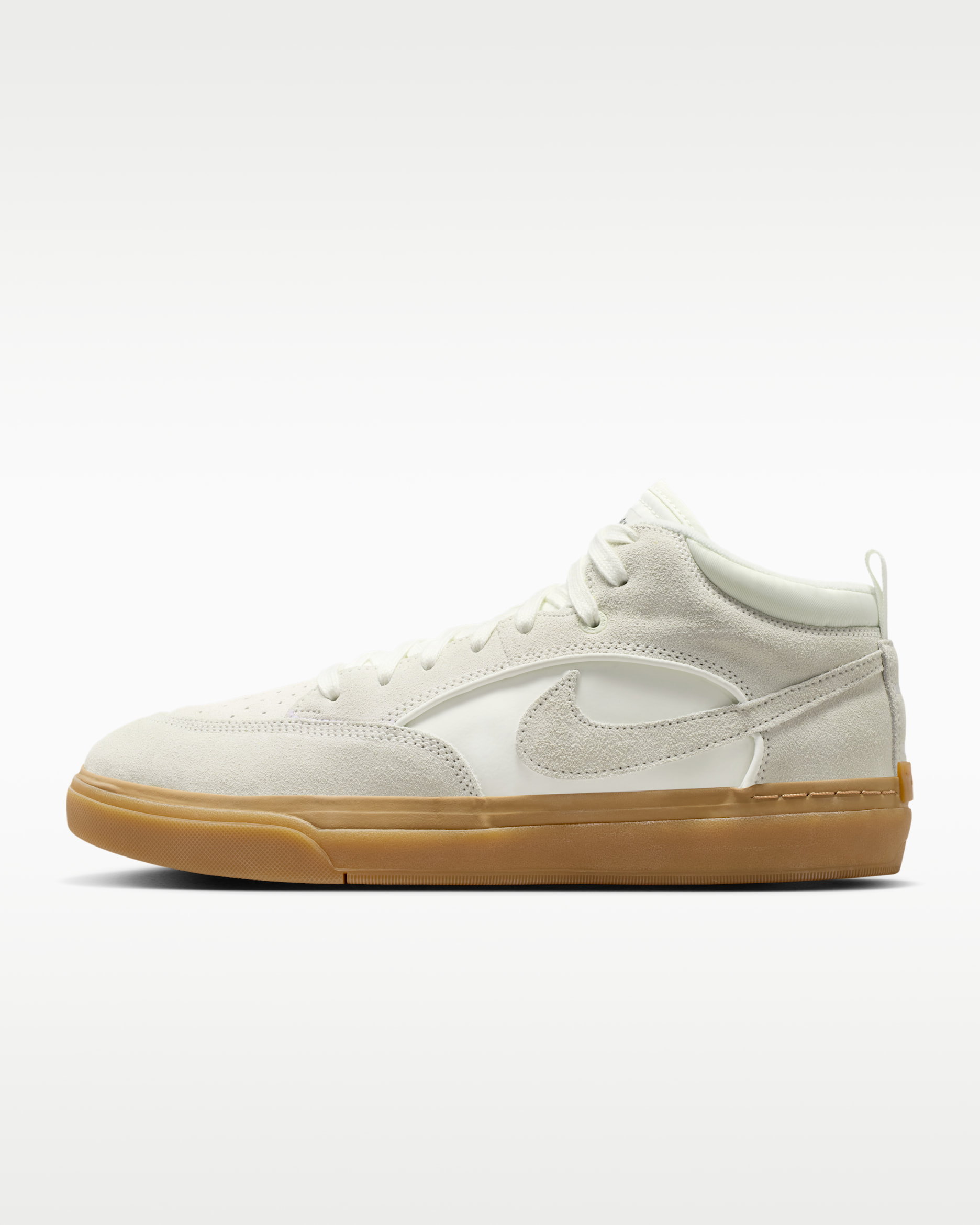 Nike SB React Leo Skate Shoes - Sail/Sail/Gum Light Brown/Sail