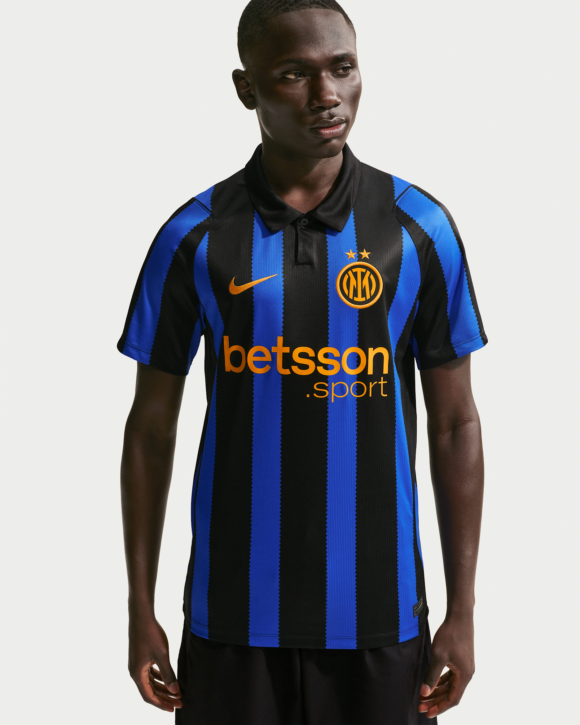 Inter Milan 2026/27 Stadium Home Men's Nike Dri-FIT Football Replica Shirt - Lyon Blue/Black/University Gold