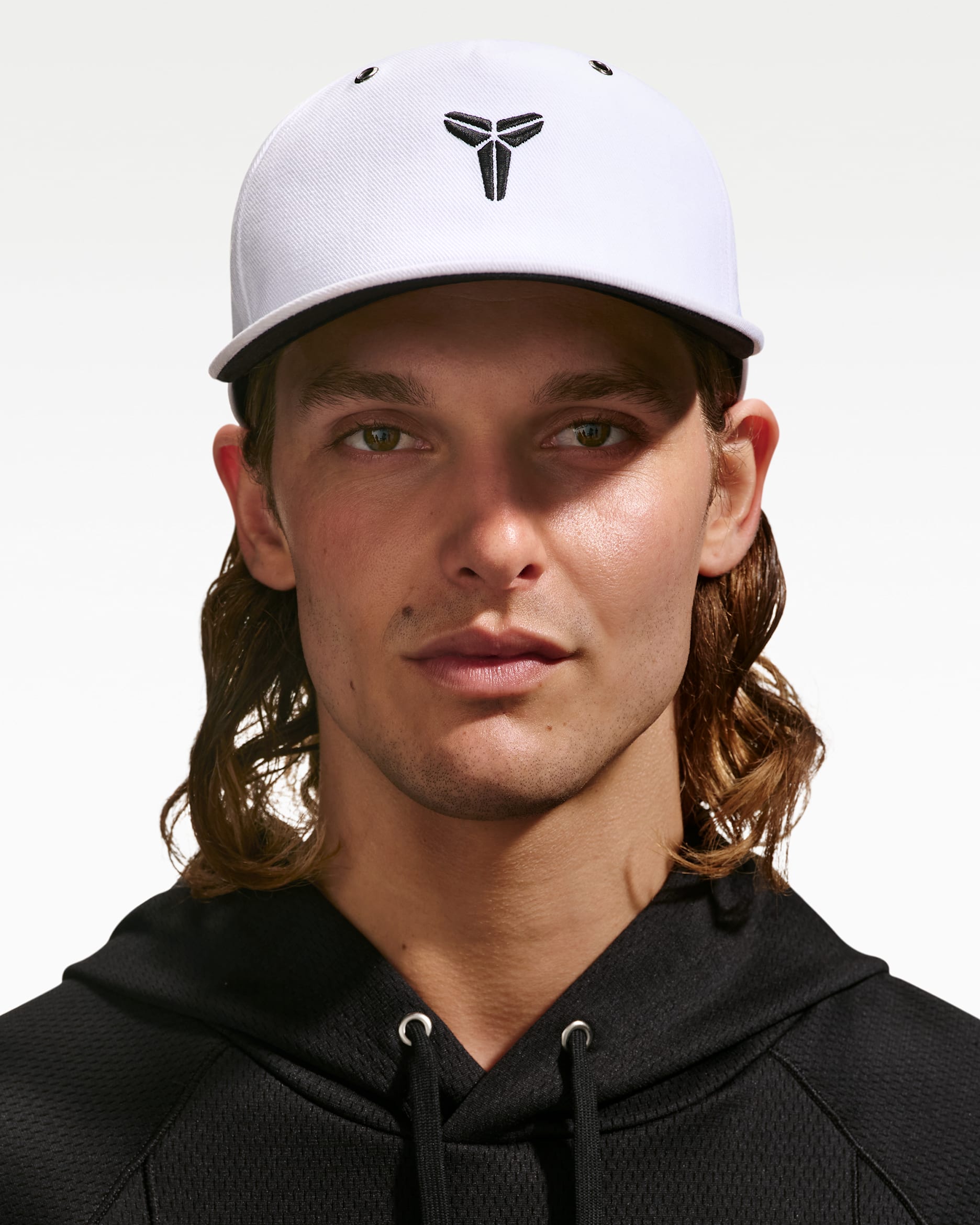Kobe Nike Pro Unstructured Basketball Cap - White/Black/Black