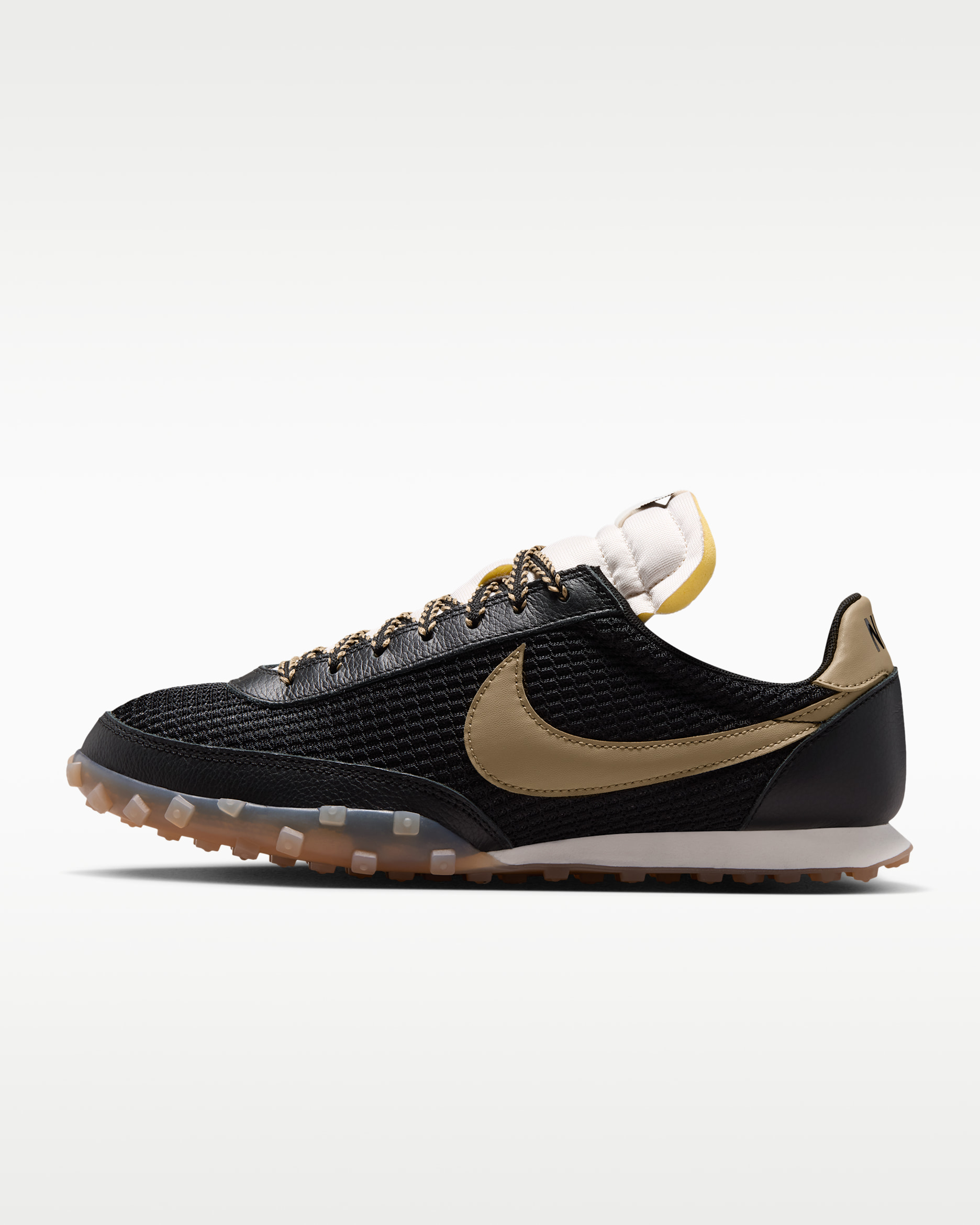 Nike Waffle Racer SE Men's Shoes - Black/Sail/Filbert
