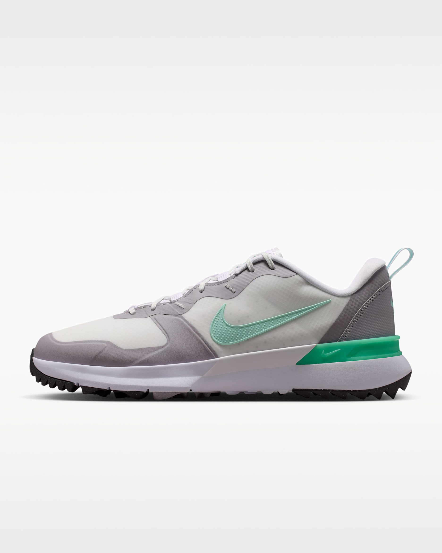 Nike Tempo G Men's Golf Shoes - White/Pewter/Black/Mint Foam